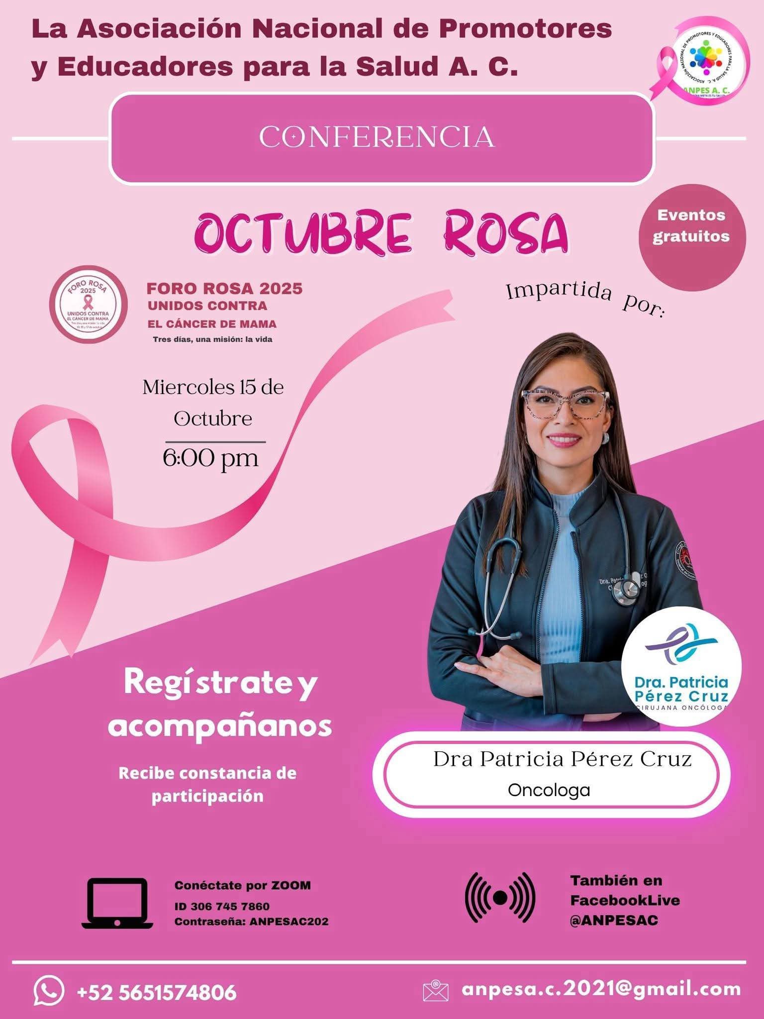 Asociación - 🎀 FORO ROSA 2025 🎀 “Unidos contra el Cáncer de Mama: Tres ...