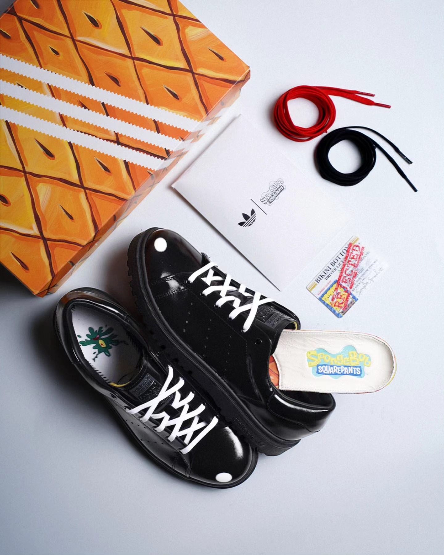 Bikini Bottom meets the block. adidas SpongeBob Freizeit is patent 