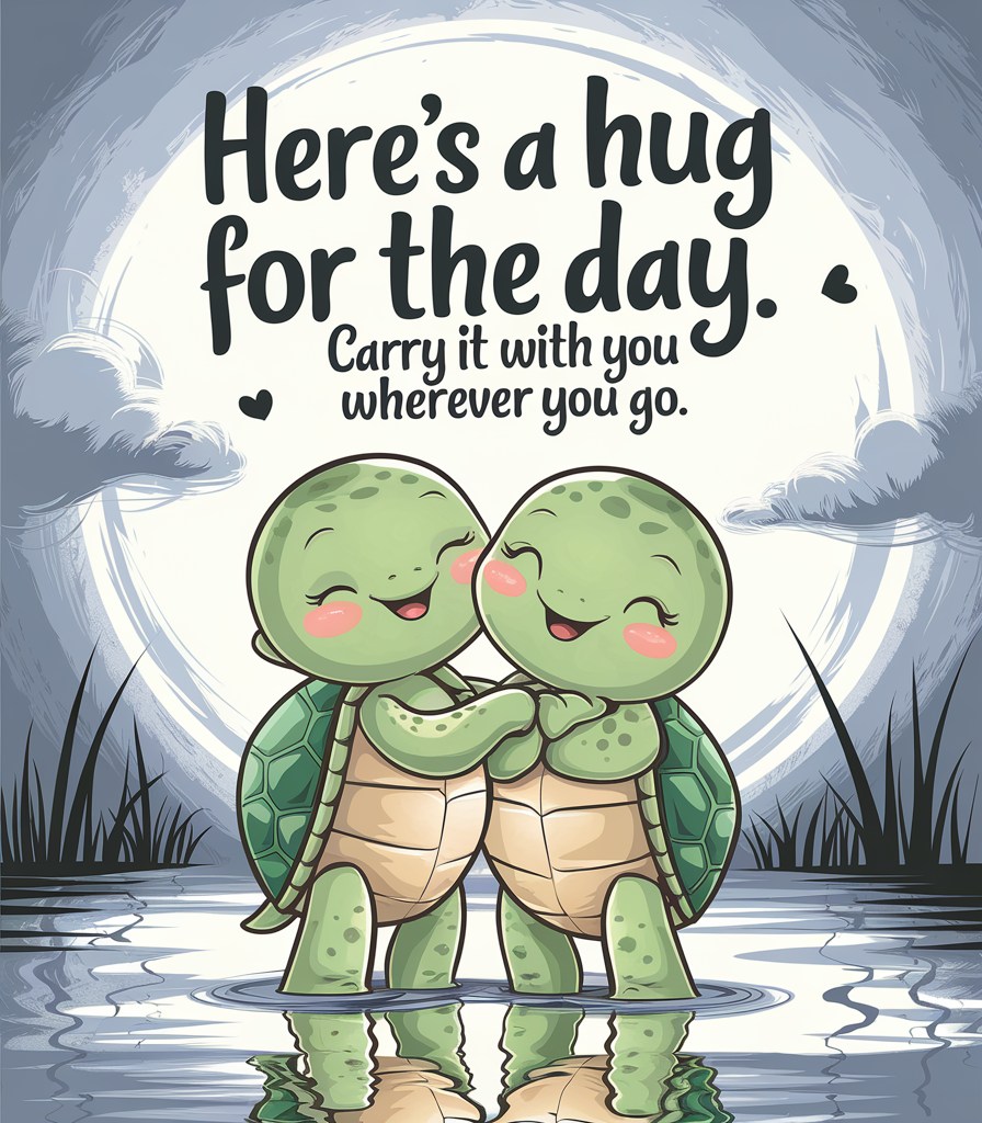 Cute Turtles - A Gentle Hug to Carry 🌊🐢💚 | Facebook