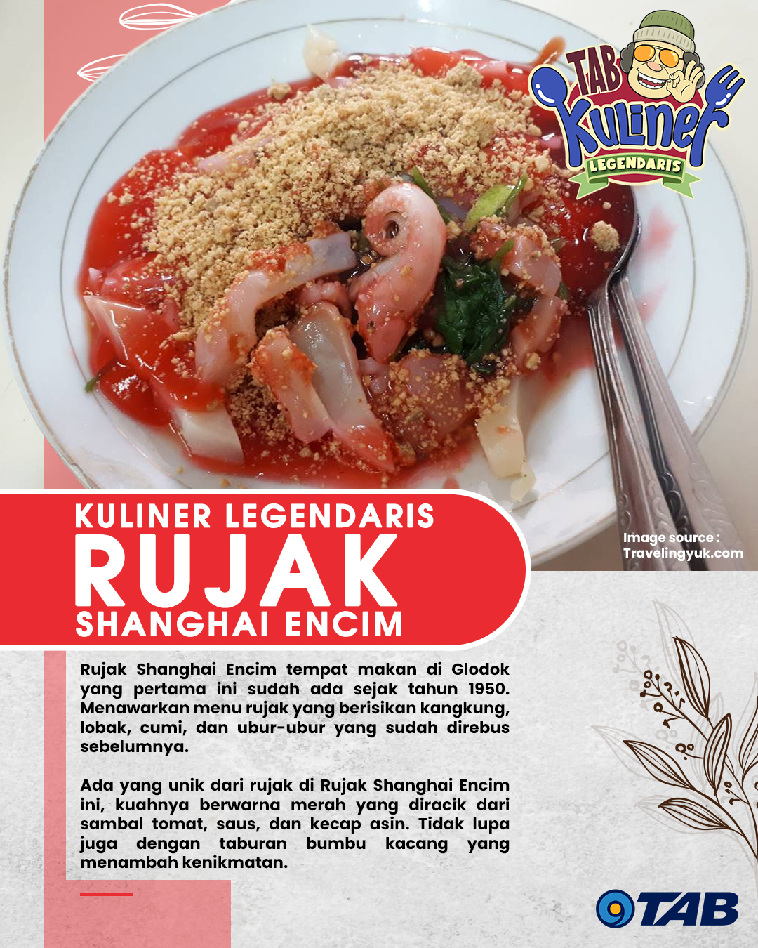 Tab.Packaging - Sejarah Rujak Shanghai Encim berakar pada... | Facebook