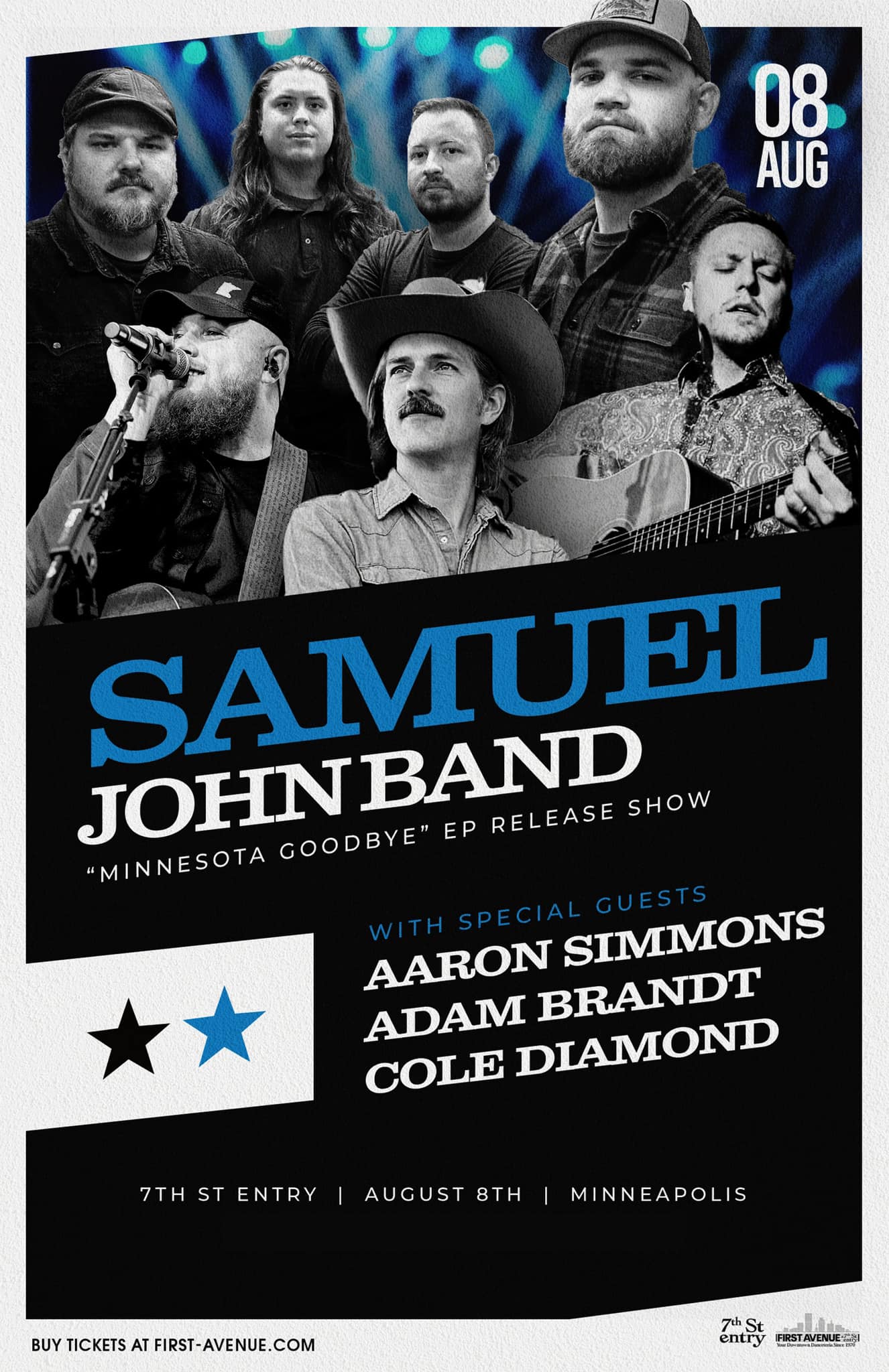 🚨Mark your calendars 🚨 🚨Thursday, August 8th🚨 Samuel John Band