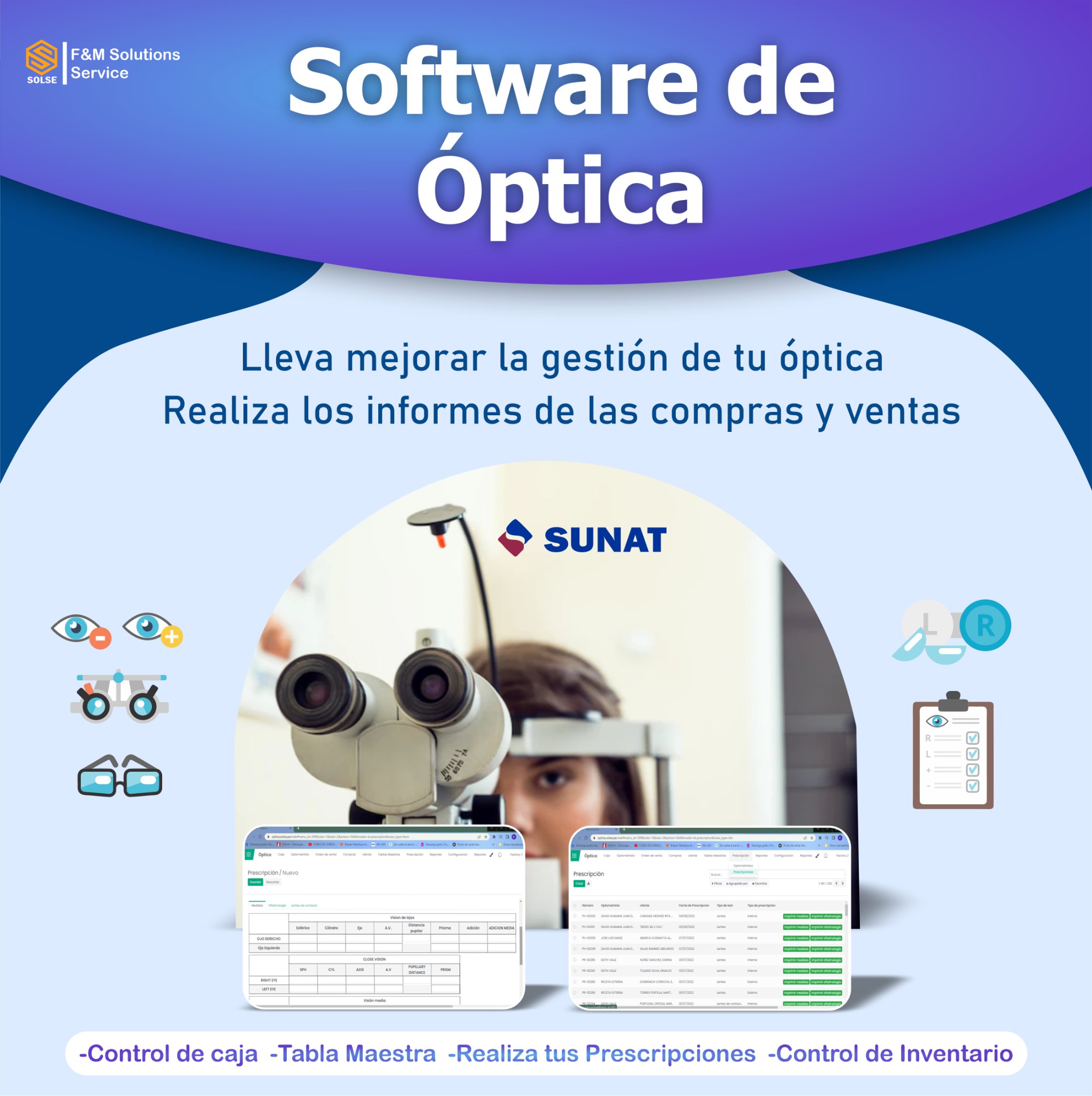 👓📈 Software de óptica para mejorar... - F&M Solutions Service