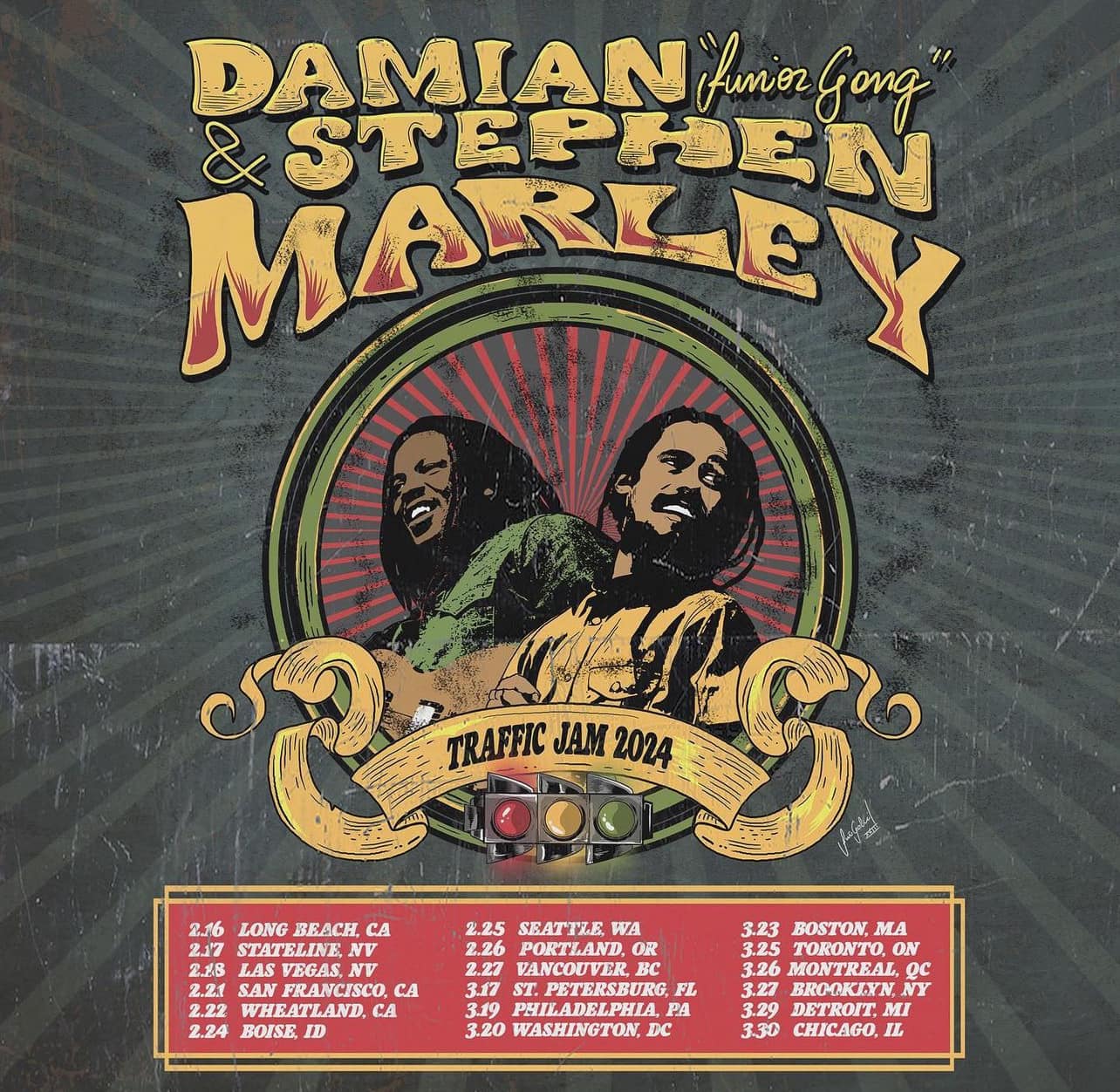 We are soldiers in Jah Army 💚💛❤️ Stephen Marley x Damian