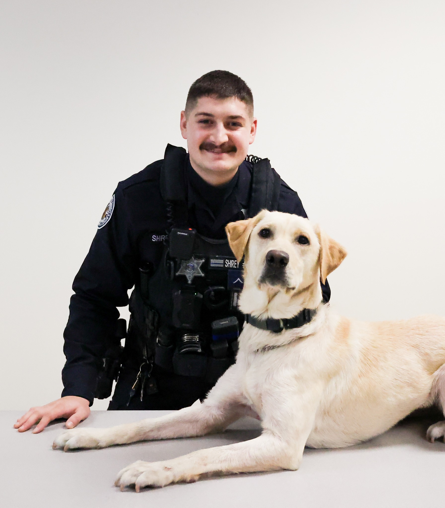 Meet Frederick's newest duo… and yes, he knows he's adorable. K9