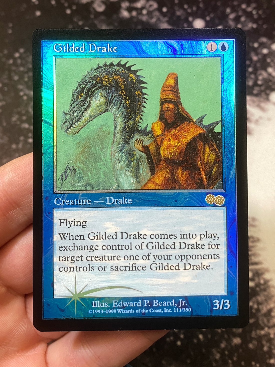 Gilded Drake with retro foiling :)
