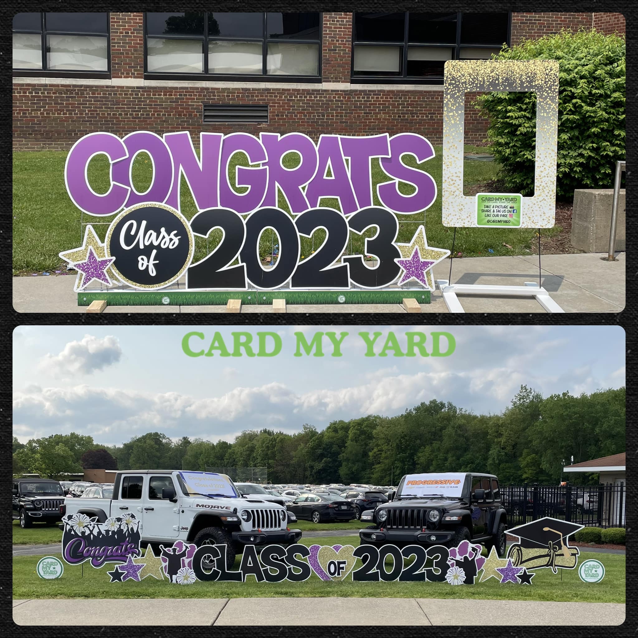Congratulations to the Jackson... - Card My Yard Jackson TWP