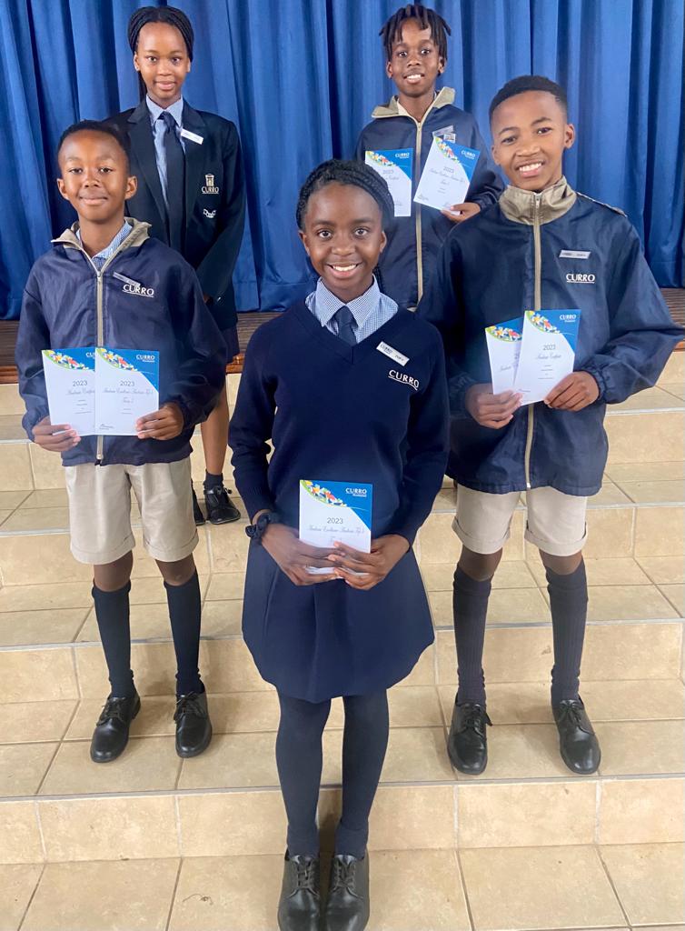 Congratulations to our Top 5 learners .... - Curro Roodeplaat | Facebook