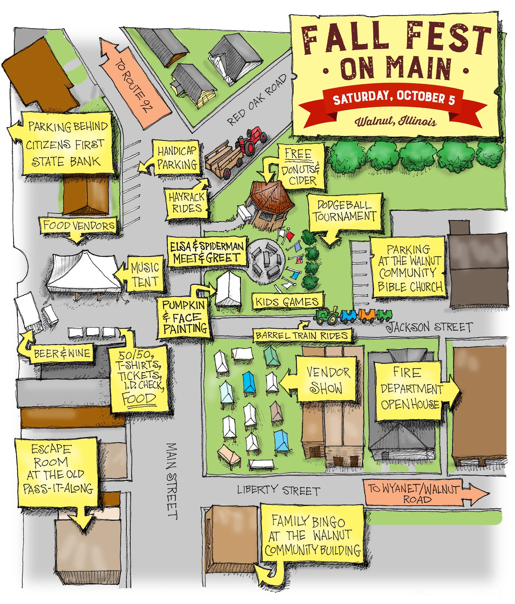 New to Fall Fest? Here's a map... - Walnut Fall Fest on Main | Facebook