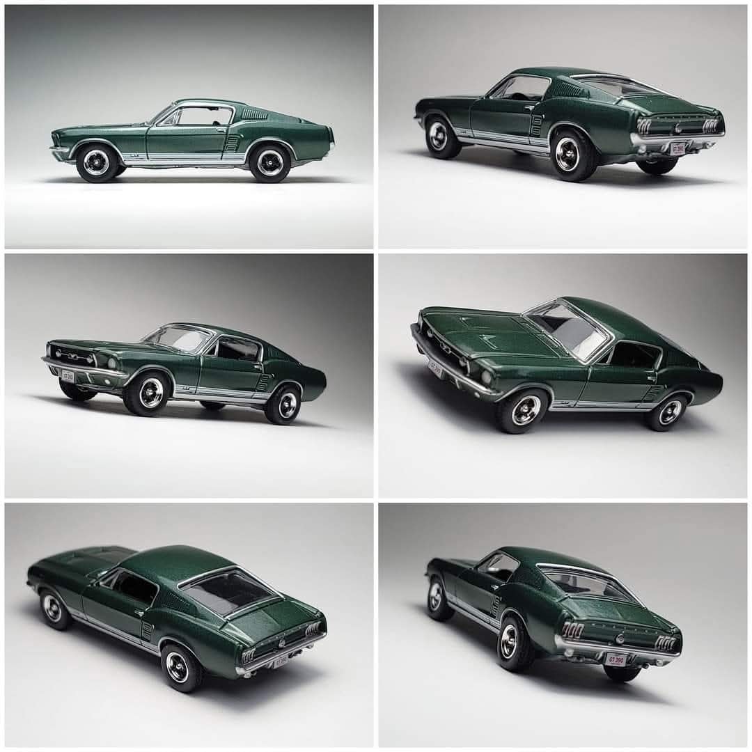 Greenlight 1:64 Steve McQueen Bullitt 4-Car Set green 59030A (grüne