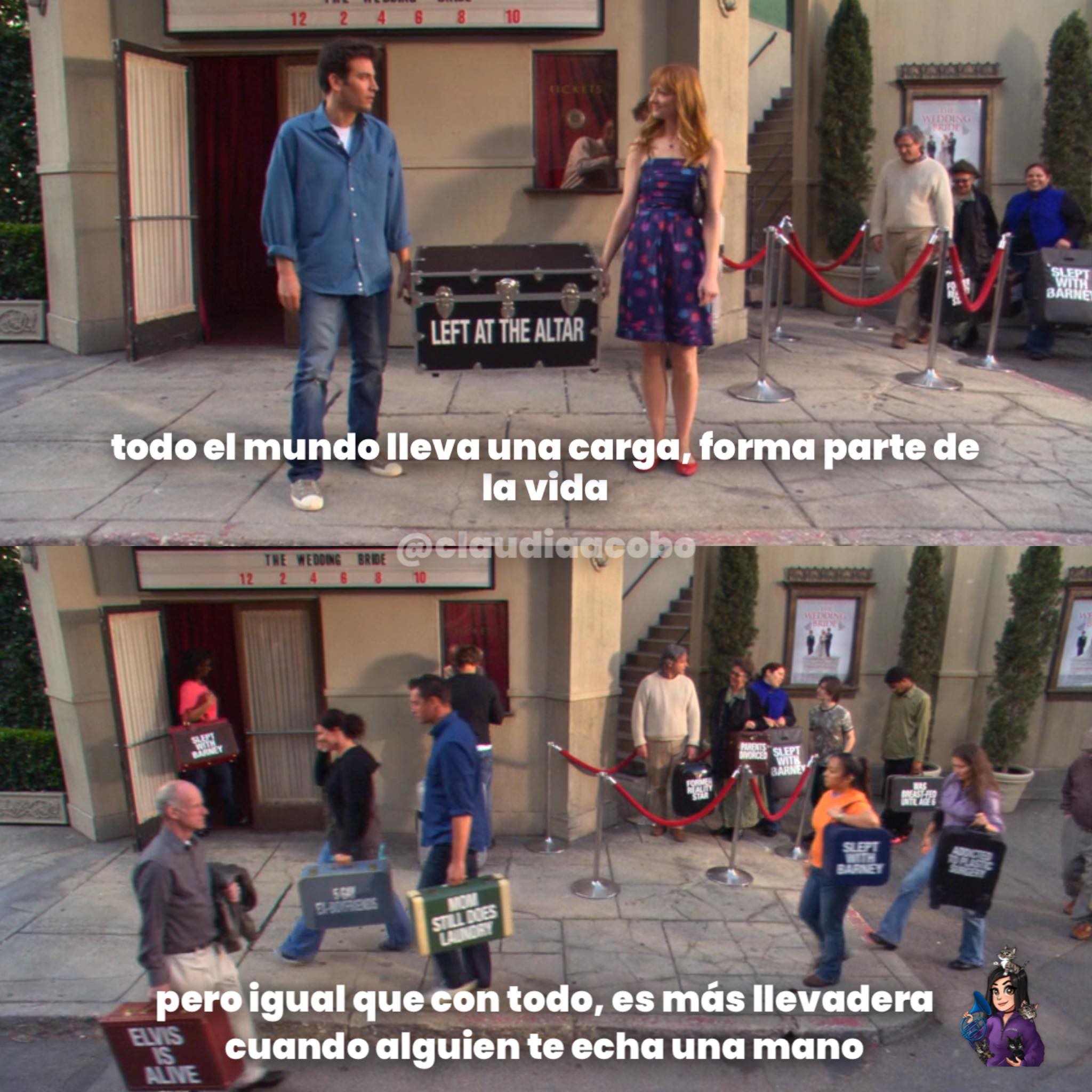 claudiaacobo - “Todo el mundo lleva una carga…” ️‍🩹 📺 | How I Met Your ...