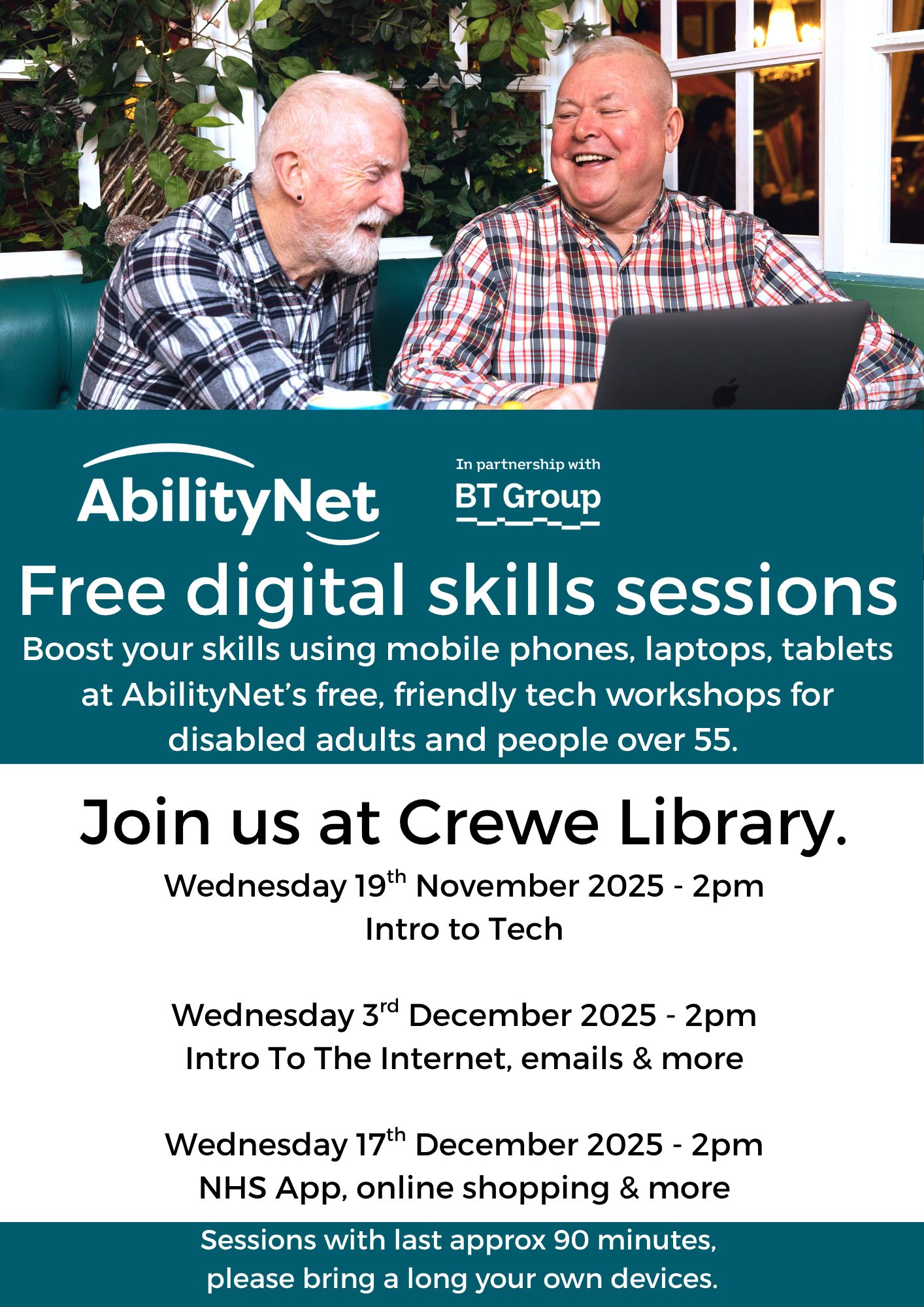 📱 Boost Your Digital Skills! 💻... - Crewe Care Community | Facebook