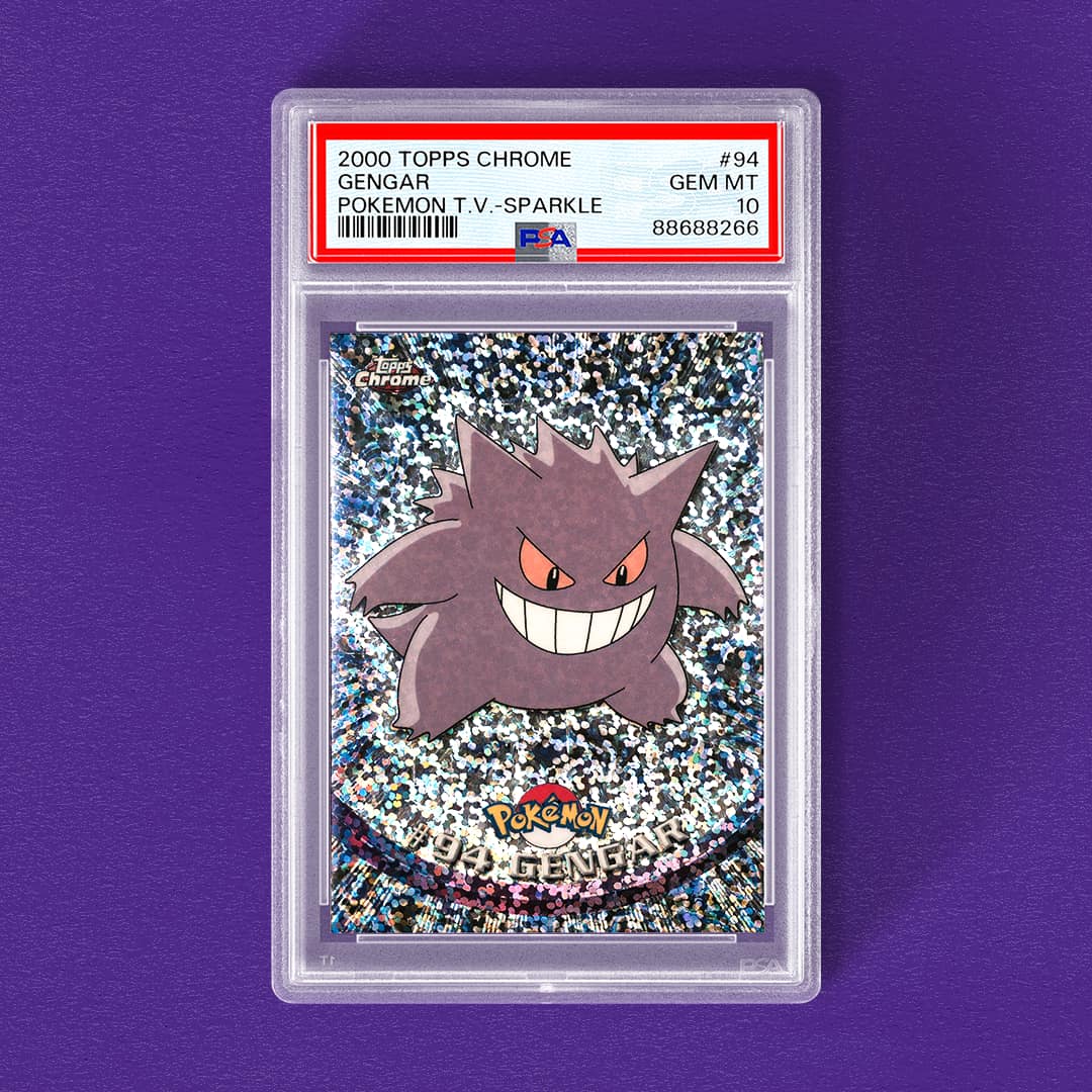 Rare Topps Chrome Pokémon card parallels