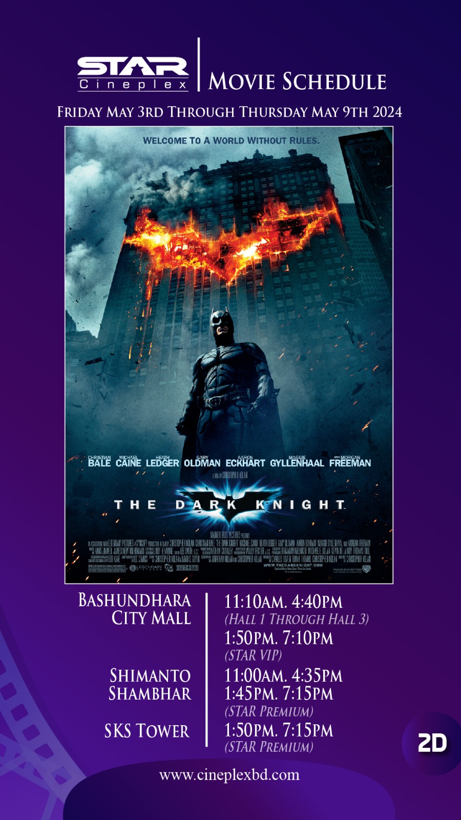 STAR Cineplex - THE DARK KNIGHT & INTERSTELLAR 🦇🚀 tickets... | Facebook