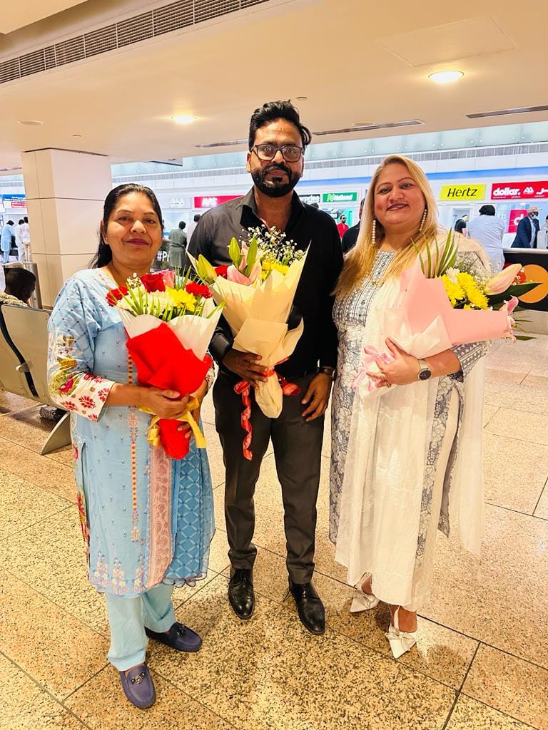 Beautiful welcome in #Dubai Thank... - Tehmina Tariq Javed