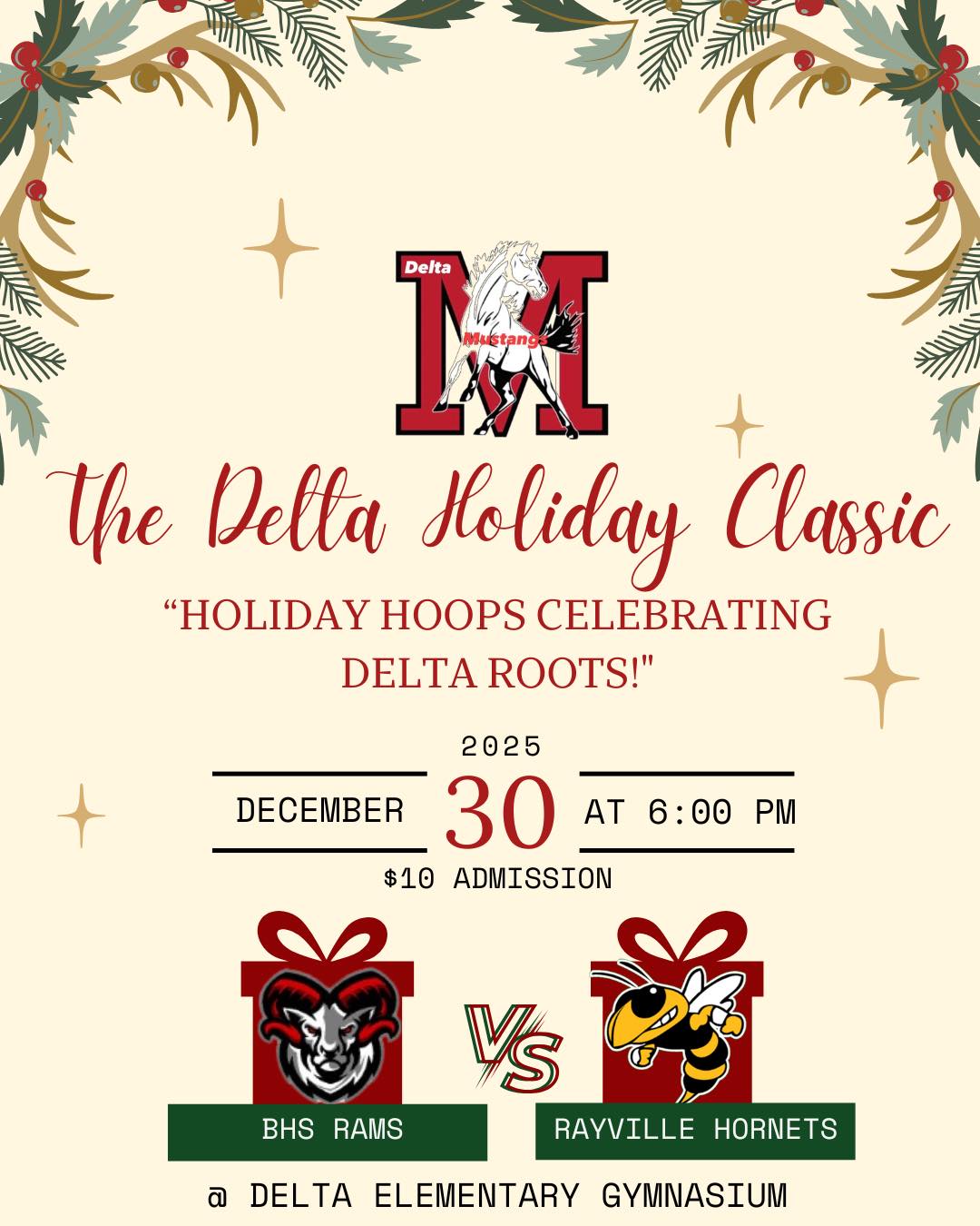 Bastrop High - THE DELTA HOLIDAY CLASSIC! See you there! | Facebook