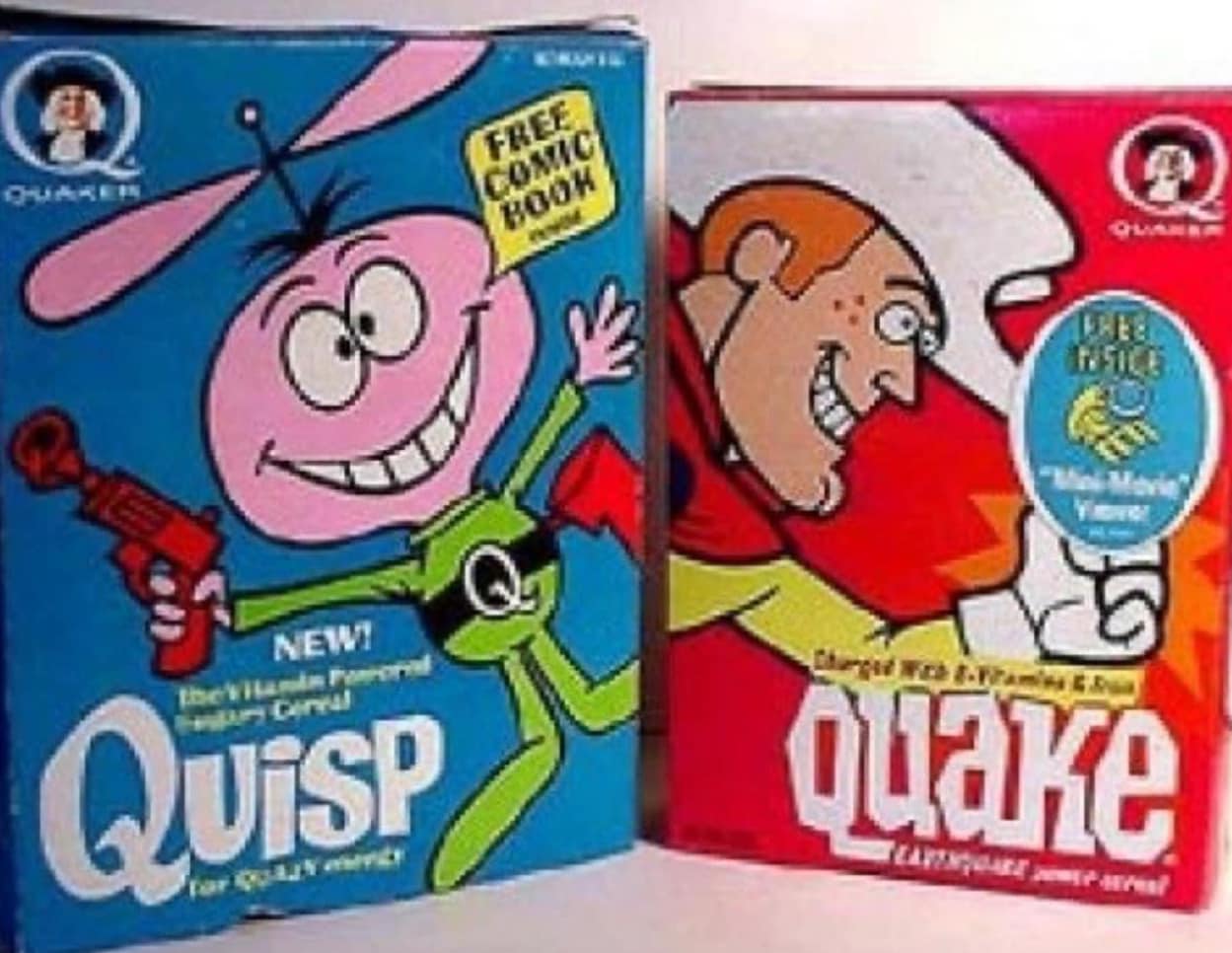 1960s Quisp and Quake Cereals. I remember having Quisp…how about you?