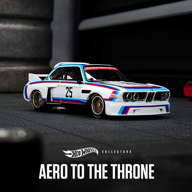 Hot Wheels Elite BMW 3.0 CSL race car model