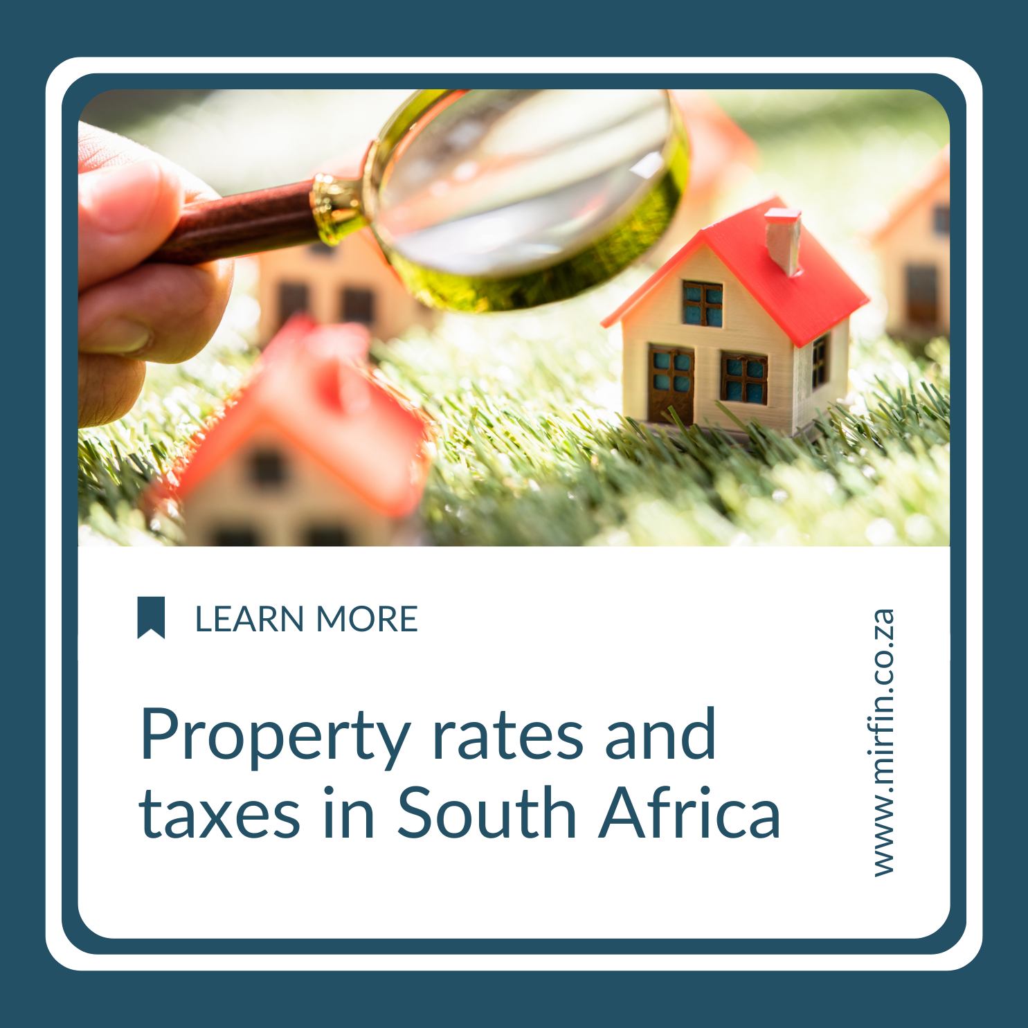 Mirfin - Municipal rates and taxes play a significant role in the ...