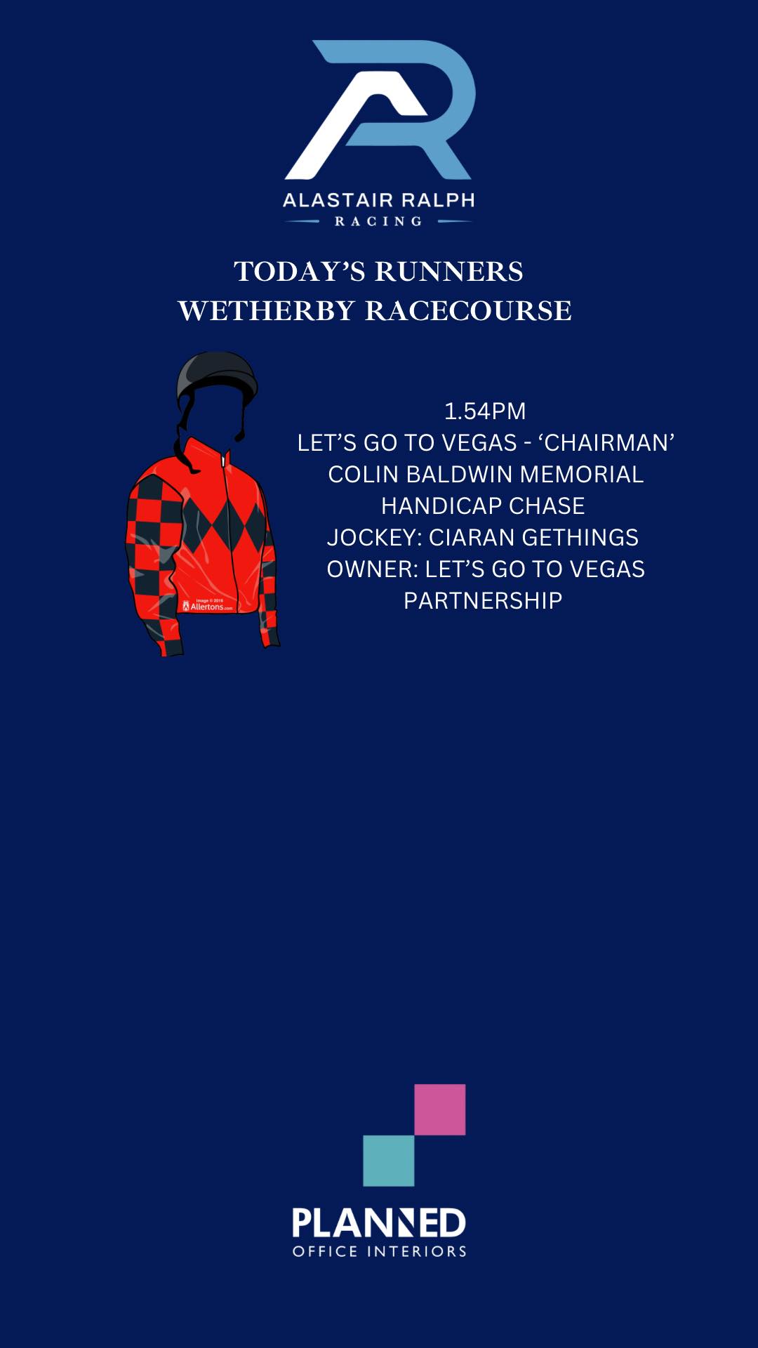 Today we head to Wetherby with one... - Alastair Ralph Racing