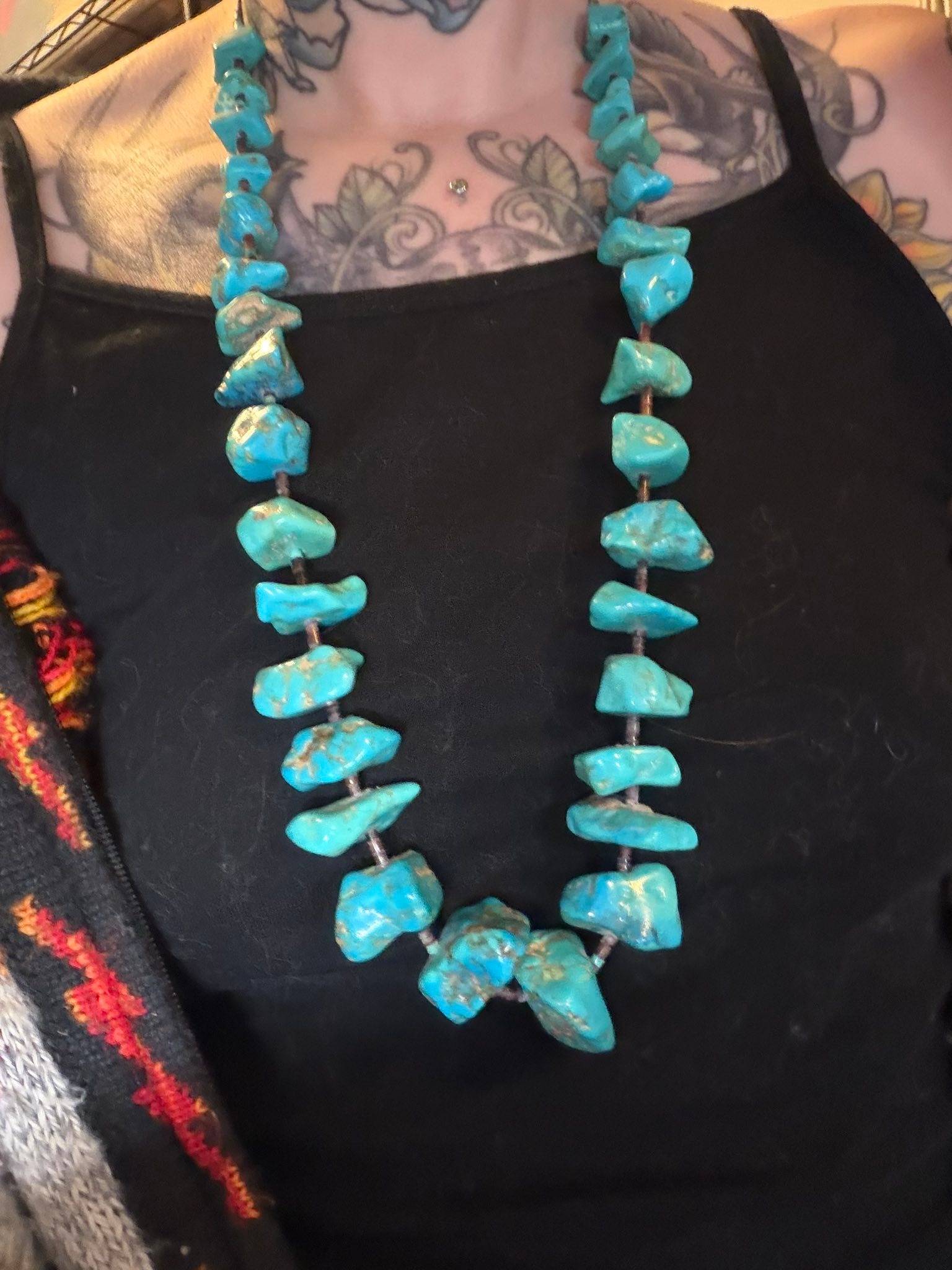 Family heirloom turquoise necklace