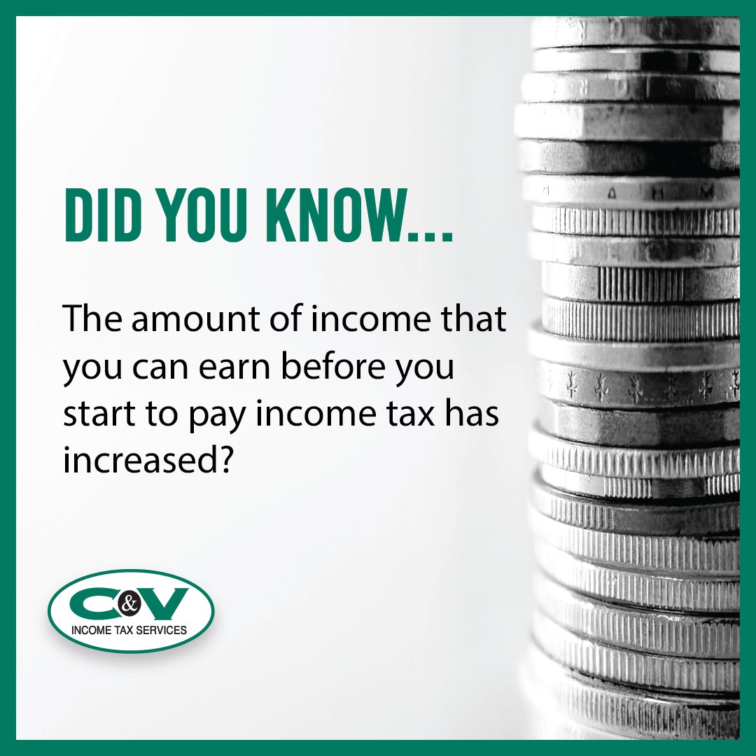 It's true! The Basic Personal... - C & V Income Tax Services | Facebook