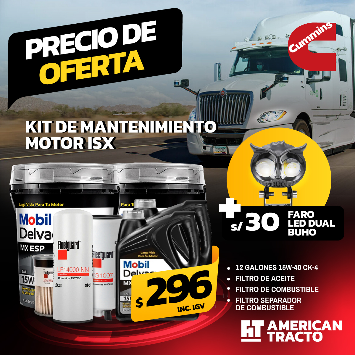 American Tracto - Alarga la vida de tu motor con productos...