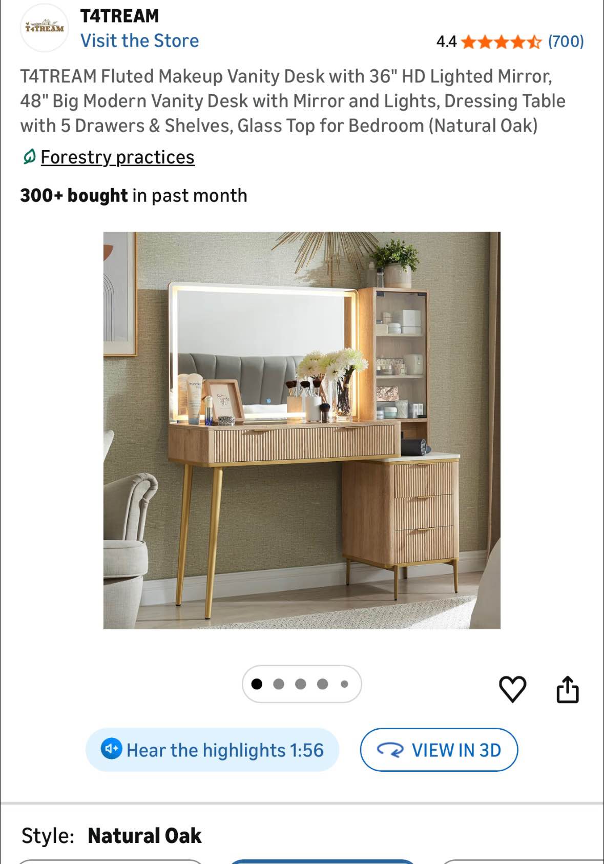 Vanity Desk - Vanities & Makeup Tables - Mount Sinai, New York ...