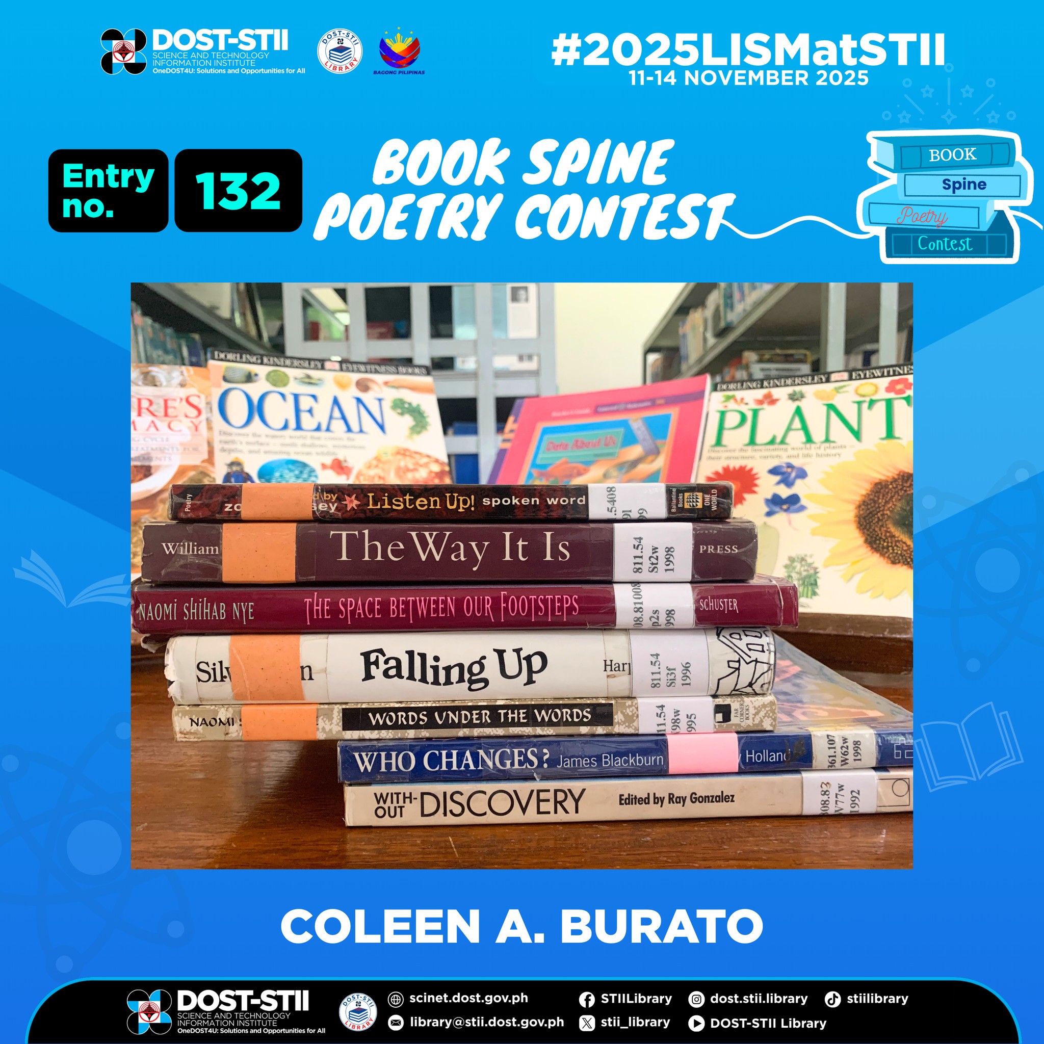Entry No. 132: COLEEN A. BURATO If you want to join, read our mechanics ...
