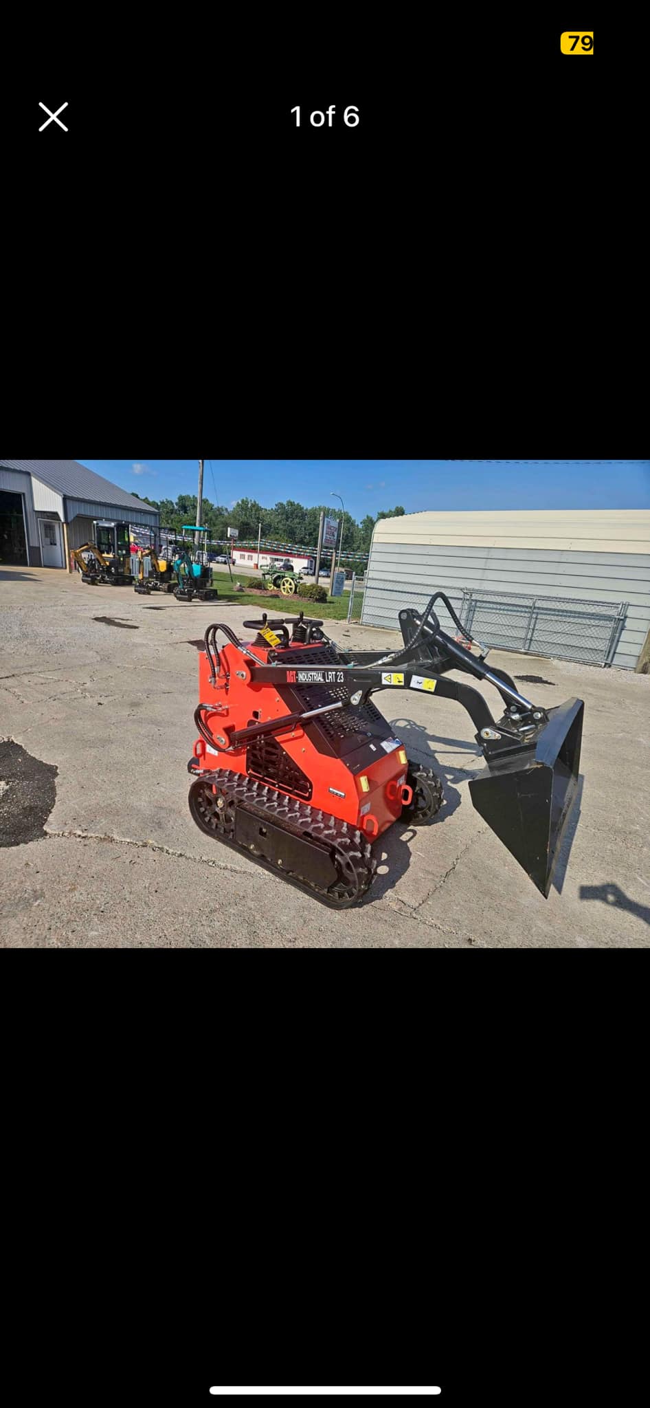 23HP Mini Skid Steer Wheeled Loader – Briggs & Stratton Engine, 440 Lb Capacity