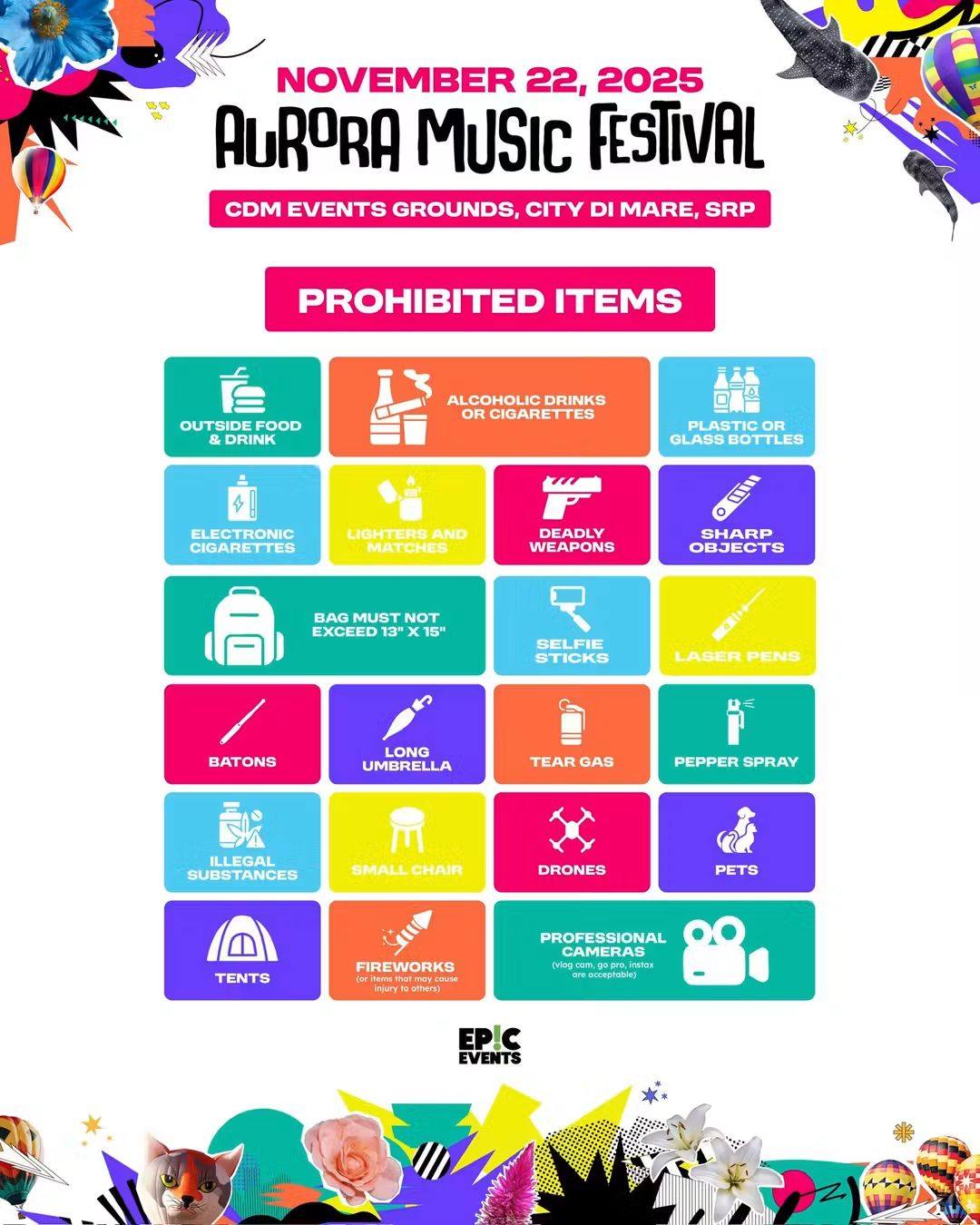 Tickets? Check. 🎟️ Light... - Aurora Music Festival Cebu | Facebook