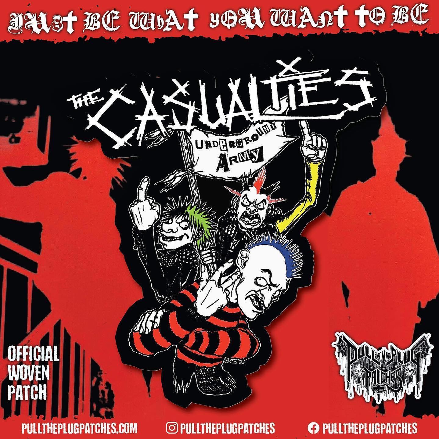 The Casualties - Need a high quality woven patch to deck out that 