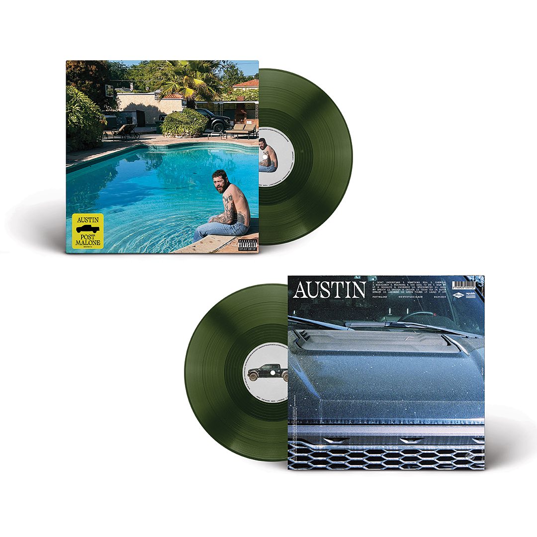 AUSTIN vinyl packaging by @playlabinc. Available now at shop