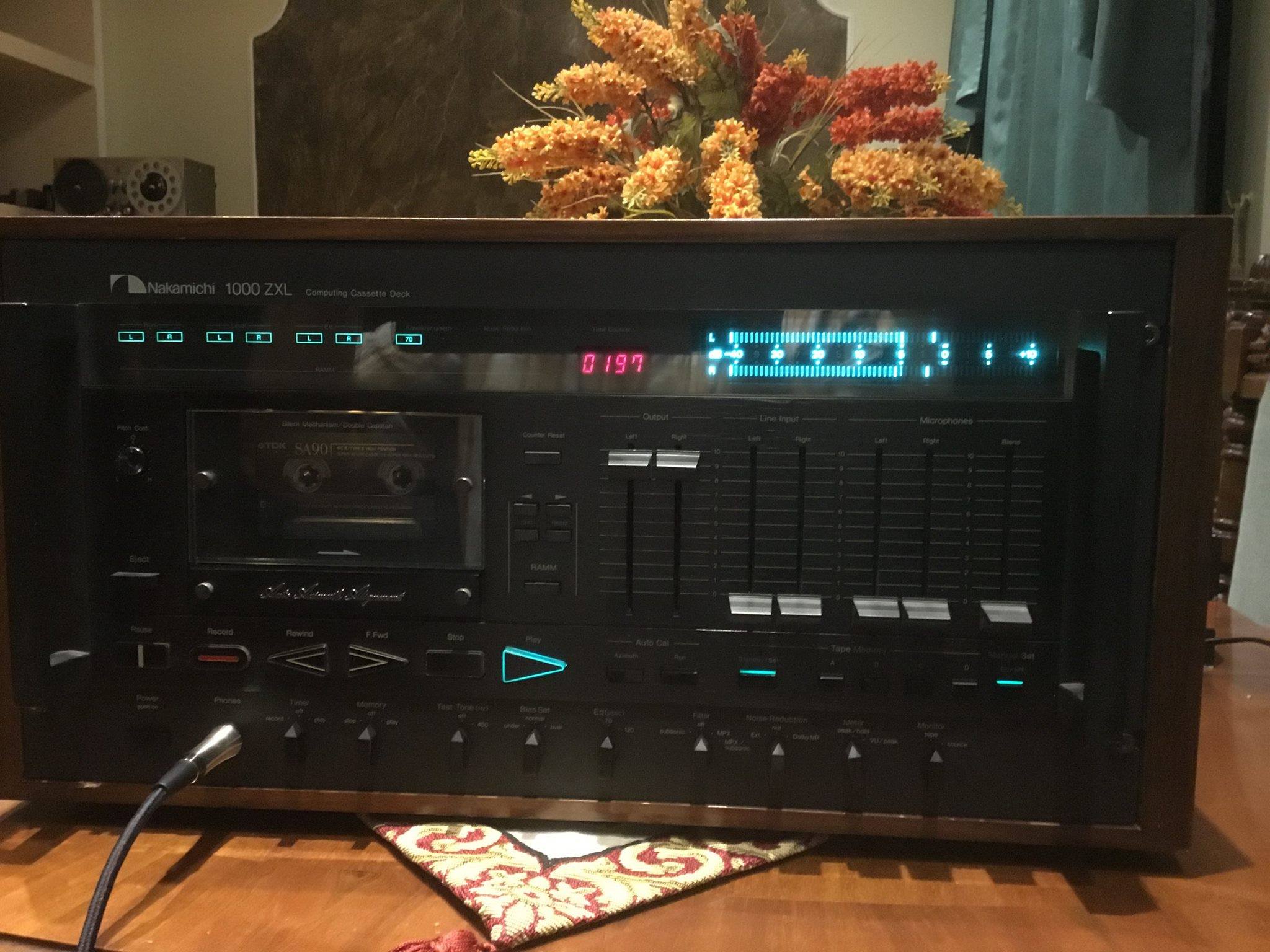 Nakamichi 1000 ZXL and CR-7A tape decks