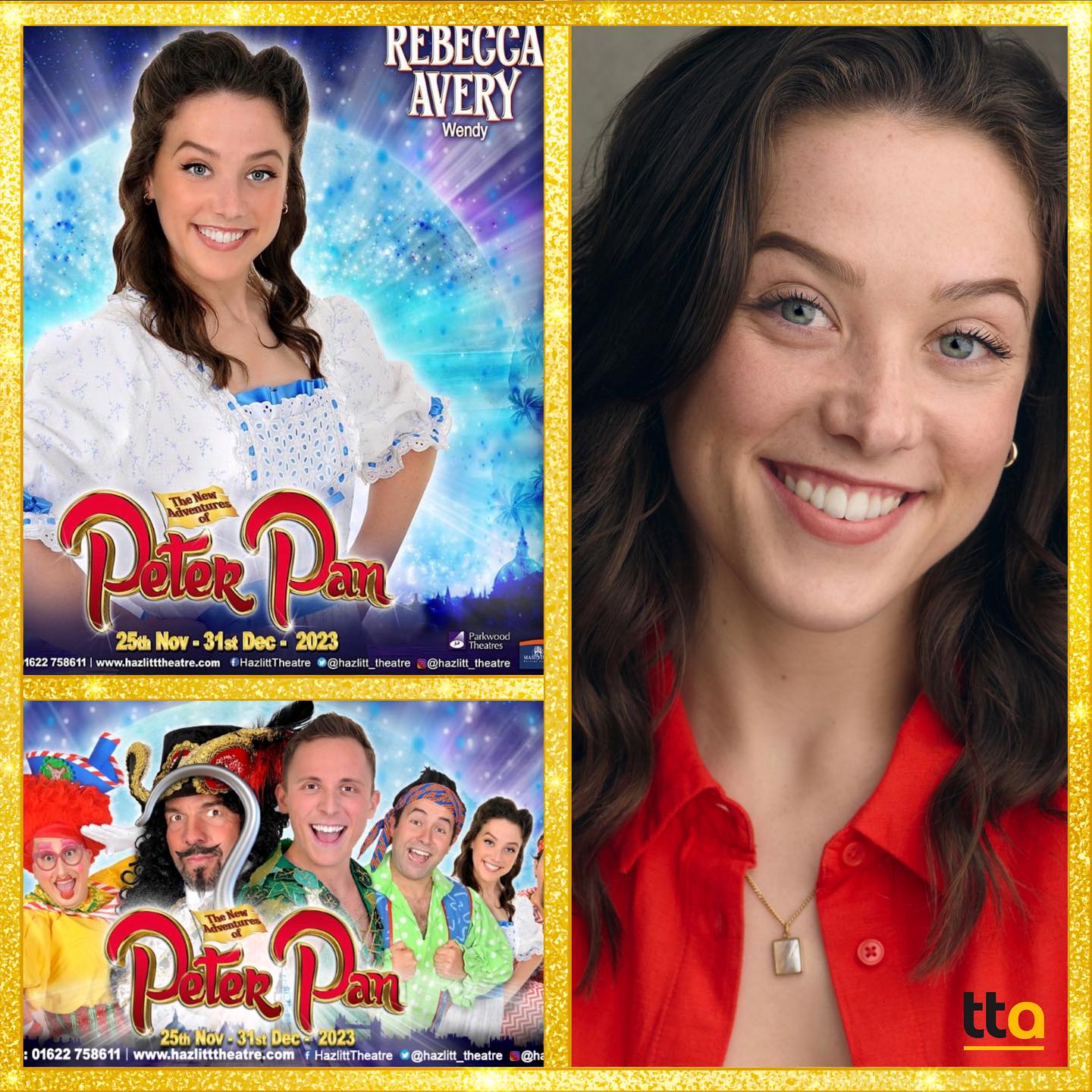 TTA - Our wonderful REBECCA AVERY will be playing Wendy in Hazlitt ...