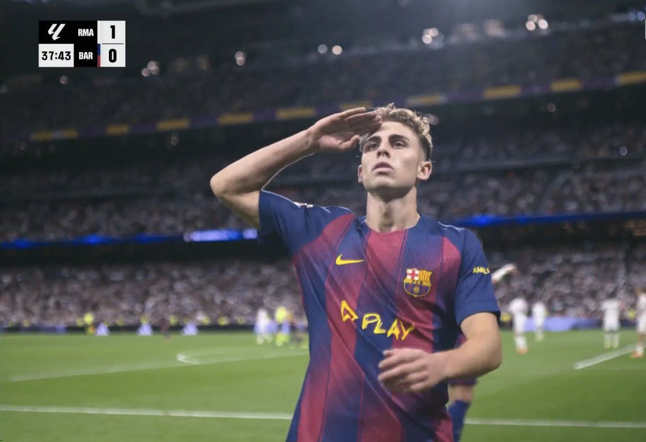 Fermin Lopez says hello. ⚽️✅️? What a goal. Barcelona 1-1 