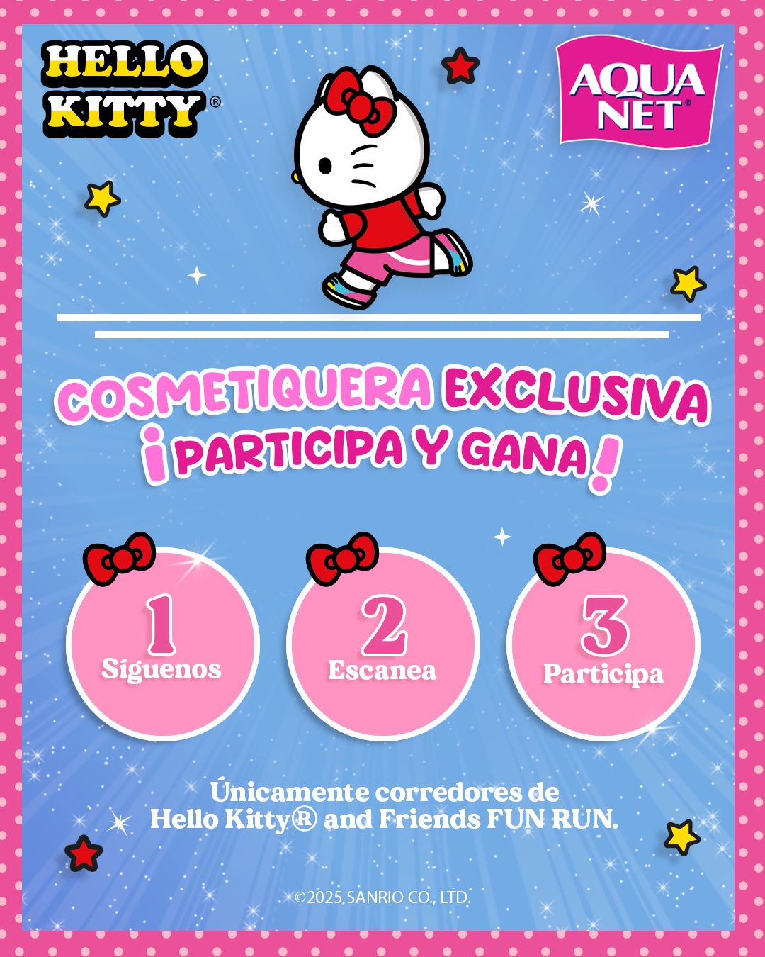 Aqua - ¡Gana con Aqua Net® xHello Kitty®! 🎀 Si eres corredor o ...