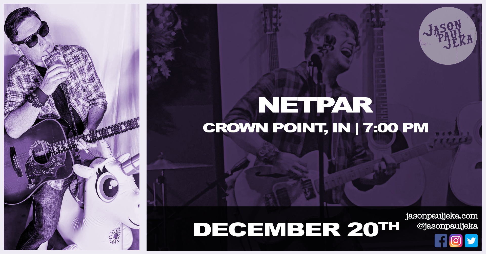 Jason Paul Jeka (Solo Acoustic) - Net Par | Crown Point, IN