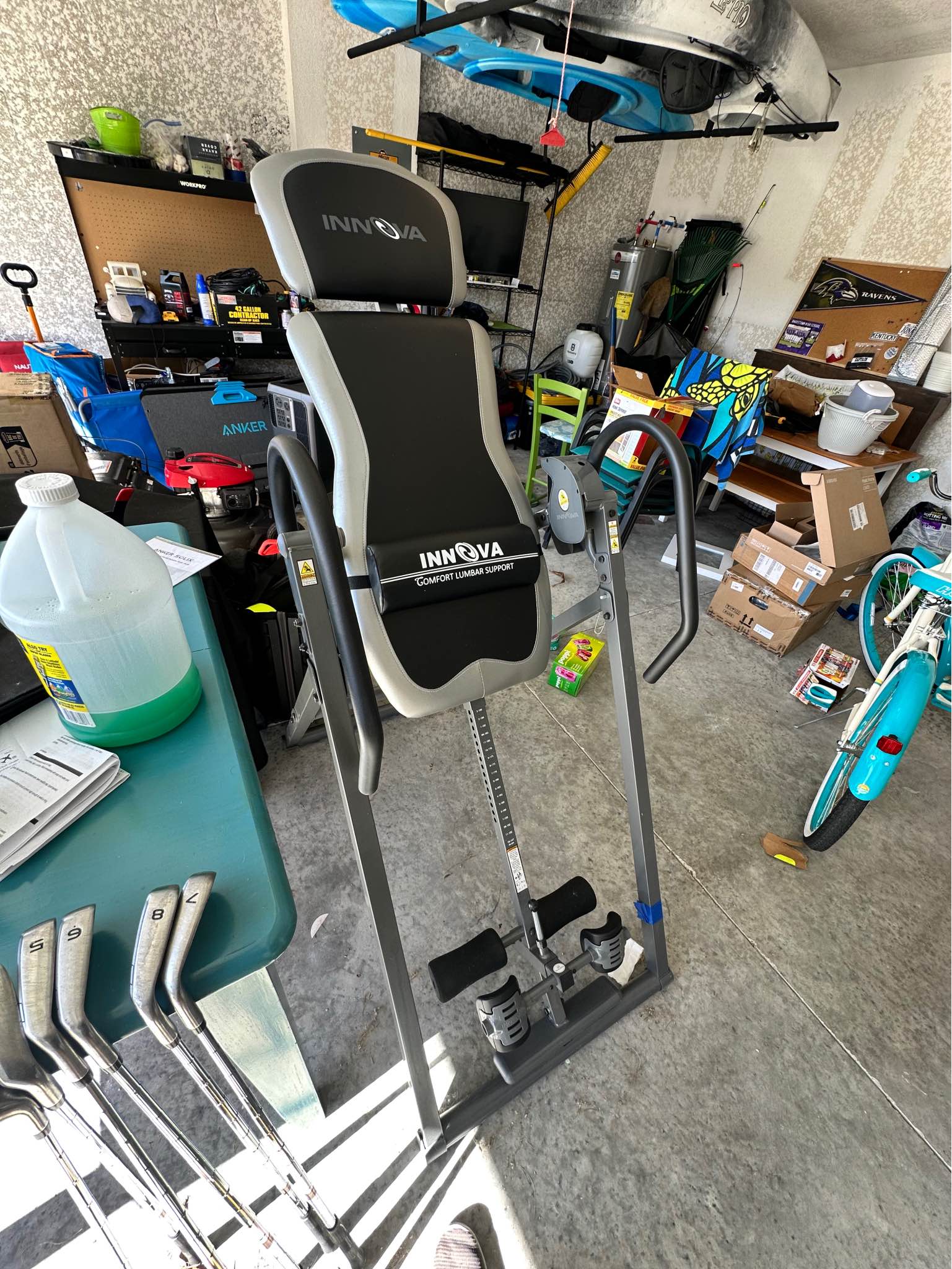 Innova Inversion Table with Lumbar Support - Inversion Tables - North ...