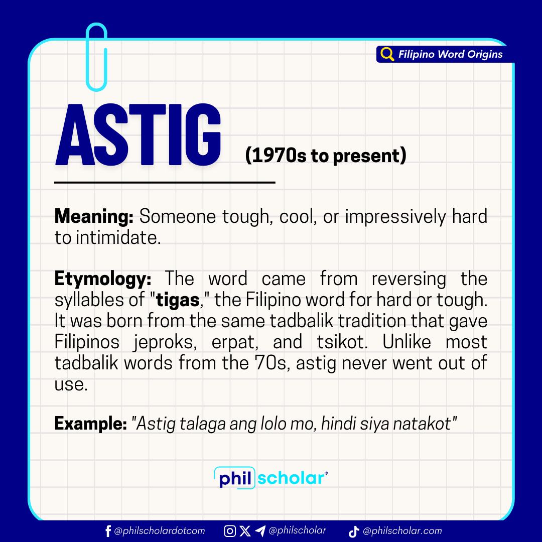 MORE FILIPINO WORDS AND THEIR ORIGIN👋... - Philippine Scholar | Facebook