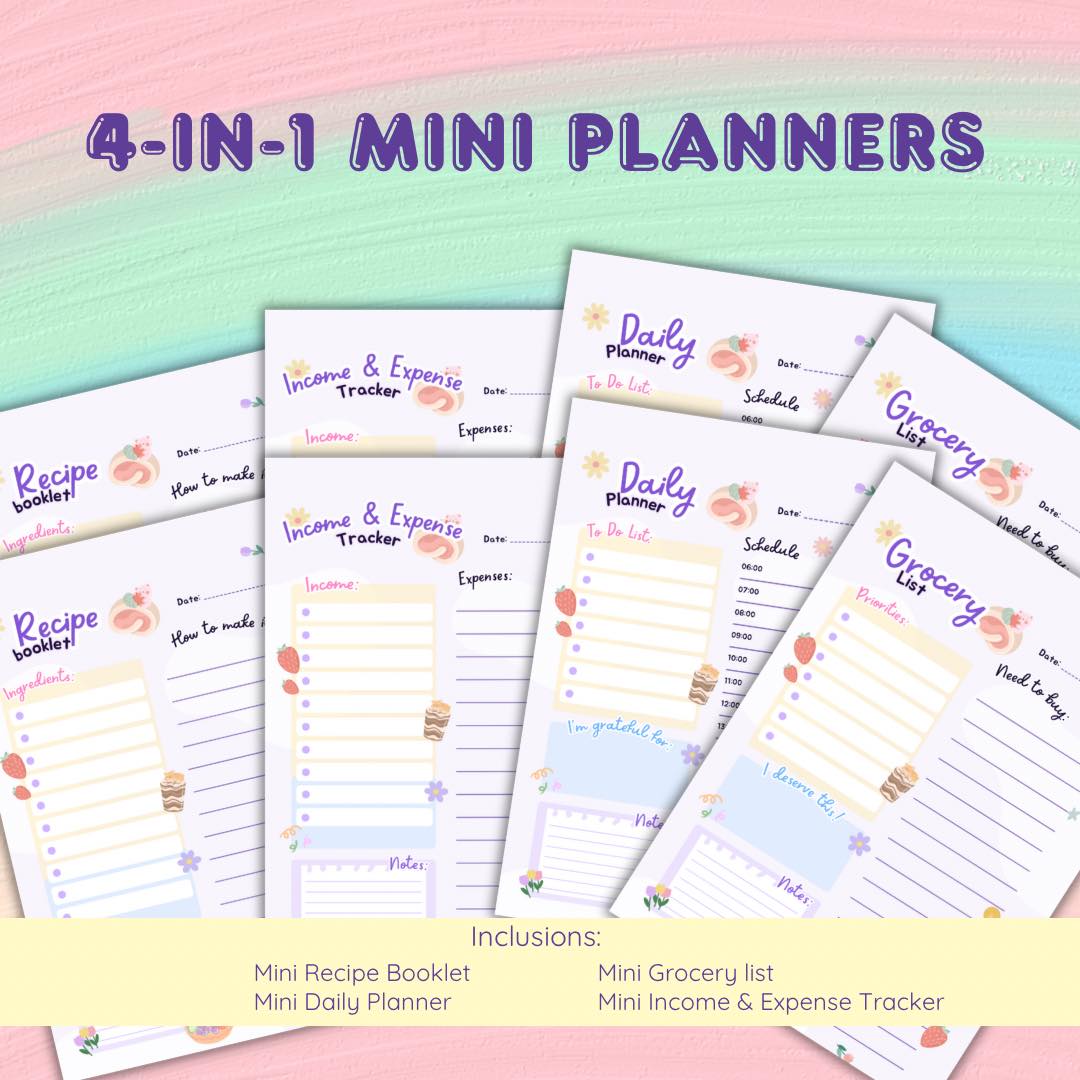 Weekly Meal Planner Notepad 8.5x11 Inch - 50 Pages With Tear-Off Grocery List, Goal Setting, Time Management Organizer