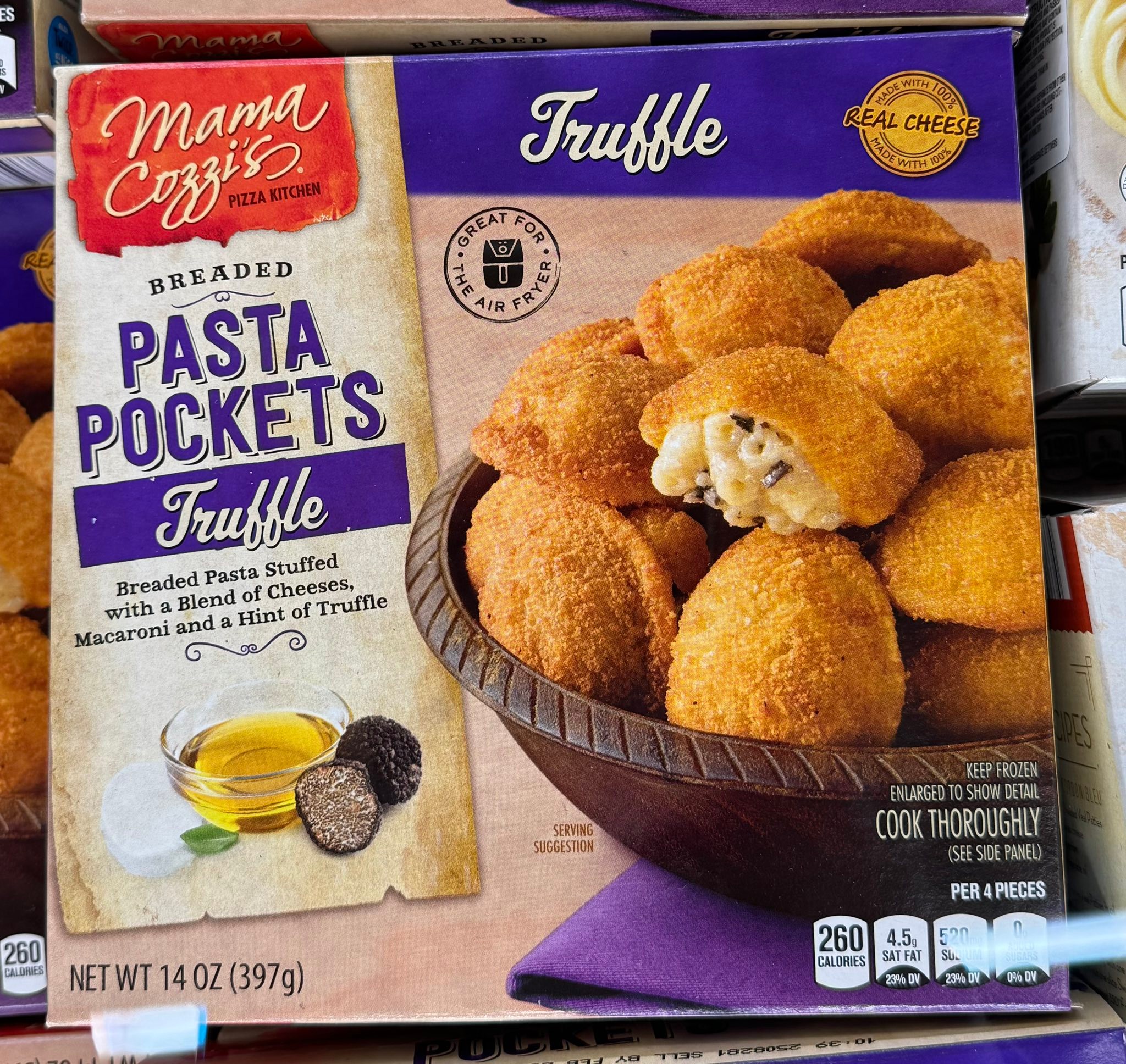 Mama Cozzi's Pimento Pasta Pockets review coming soon