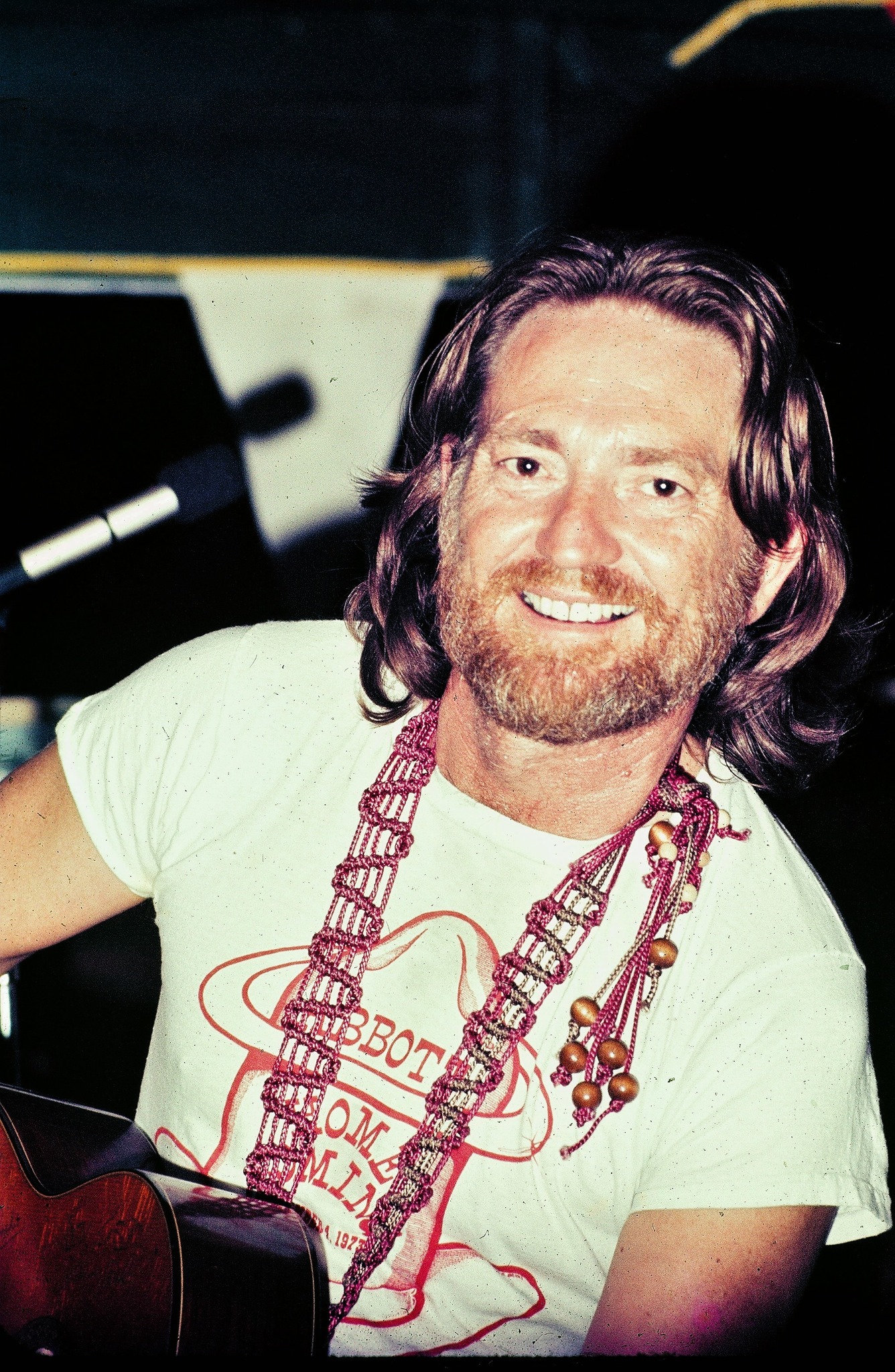 Willie Nelson with Rolling Thunder Revue in 1976