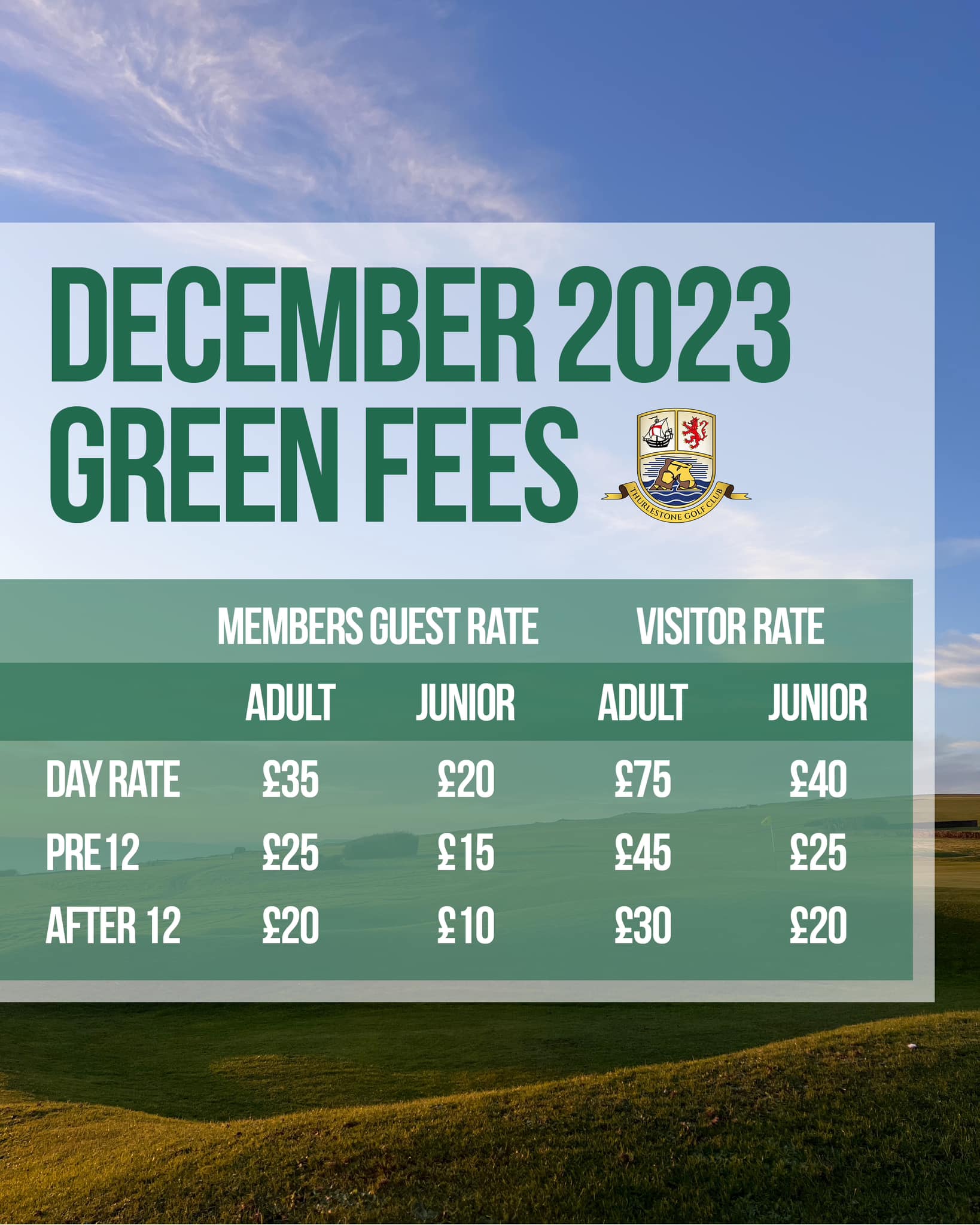 Come and play this December ⛳️ -... - Thurlestone Golf Club