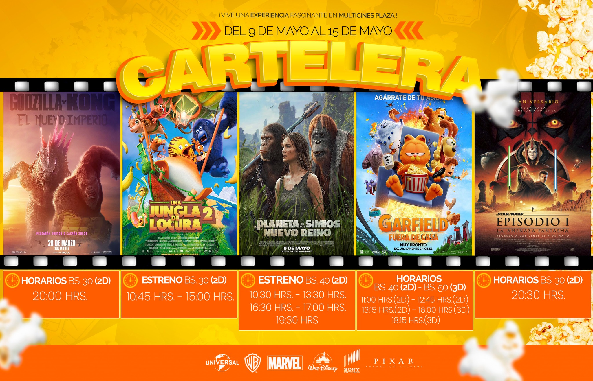 Multicines - CARTELERA Imperdible⭐ 📆9 de mayo al 15 de mayo de 2024 ...