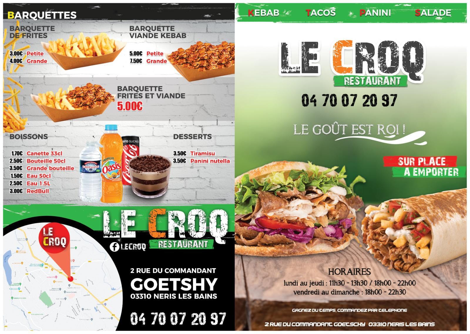 Le croq | Néris-les-Bains