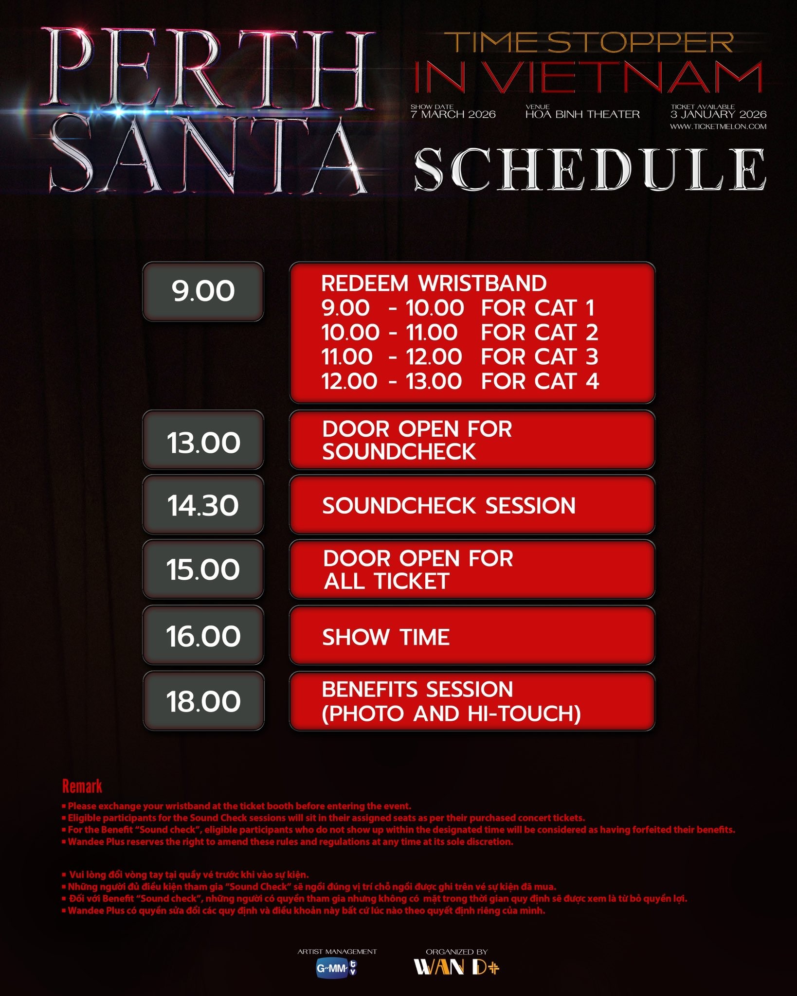 ⏳ PERTH SANTA – TIME STOPPER FANCON IN VIETNAM 📅 Show Date