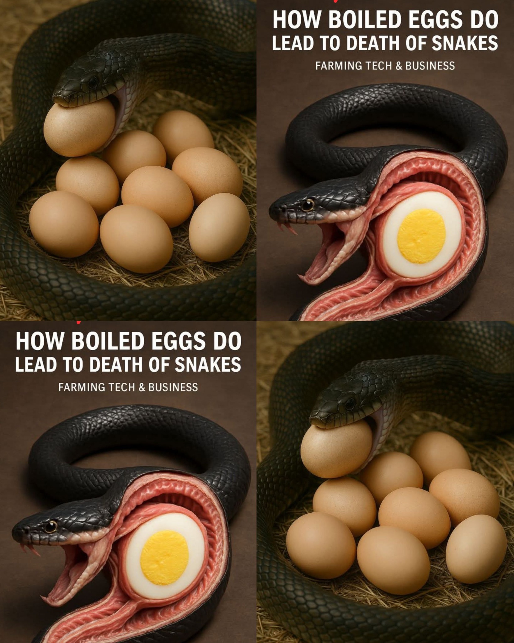 WHY SNAKES SWALLOW CHICKEN EGGS... - Farming Tech& Business | Facebook - Lost Chicken Eggs For Snake Food