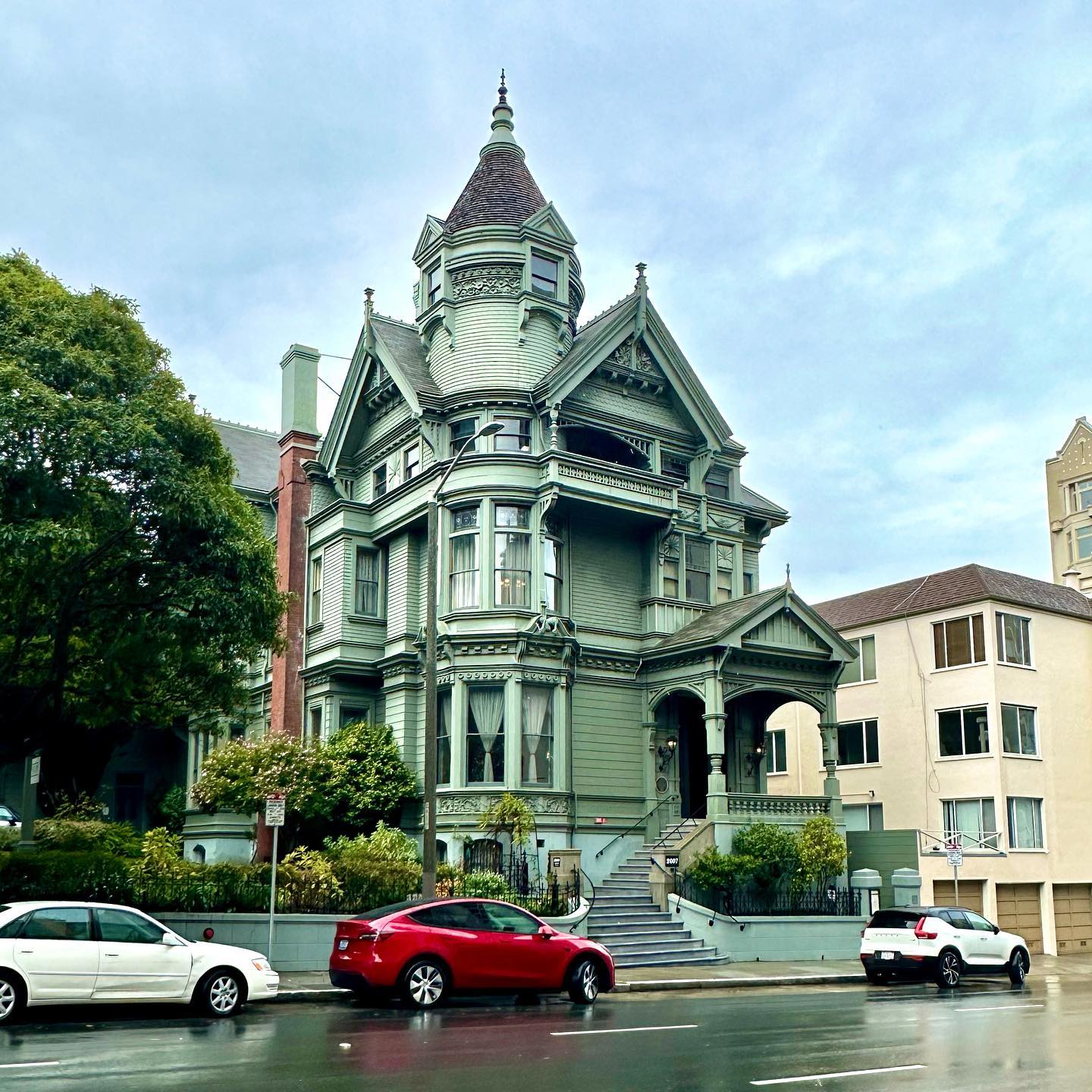 Hass Lilienthal house art by Don Davey
