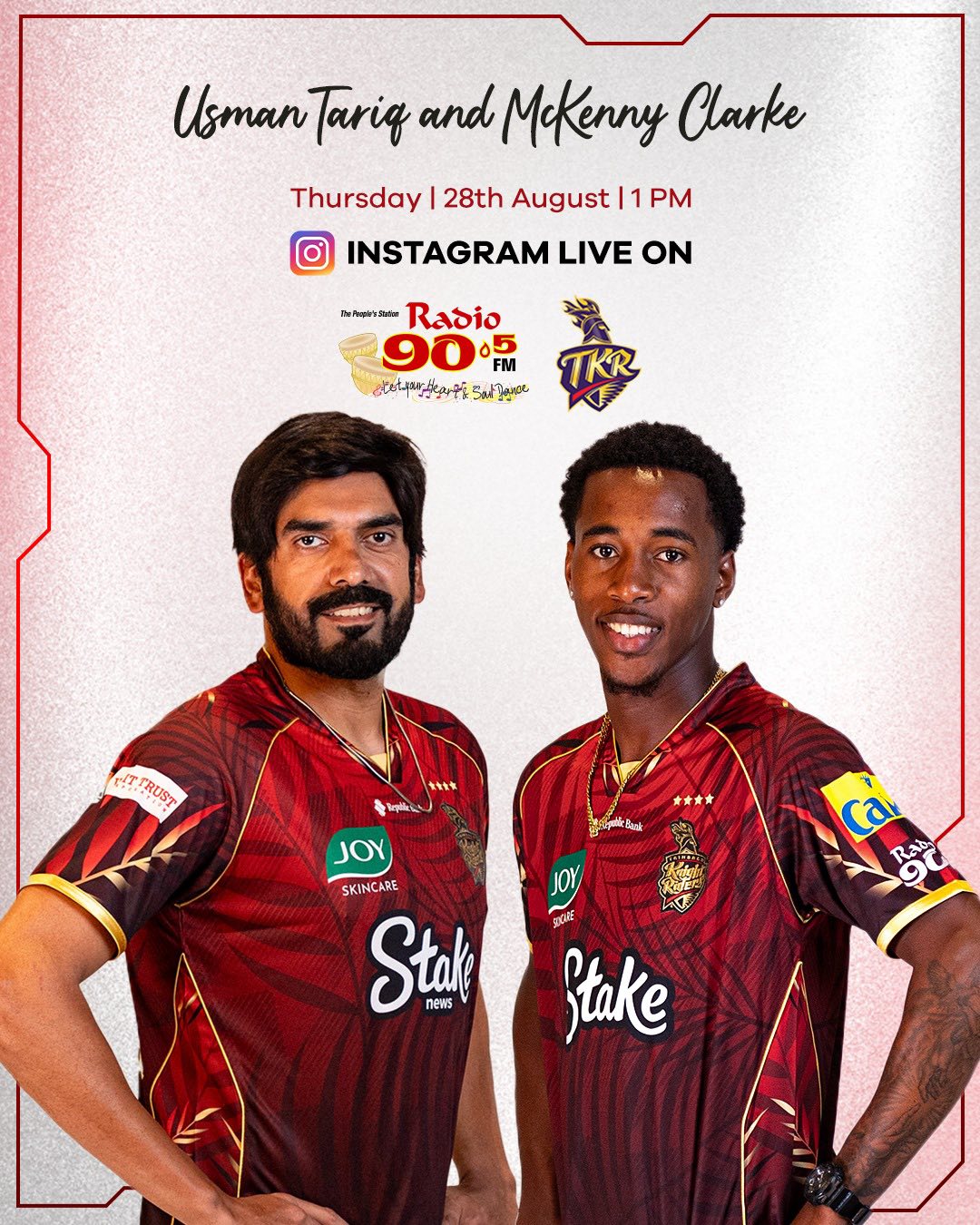 TKR fam, our stars, Usman Tariq... - Trinbago Knight Riders | Facebook