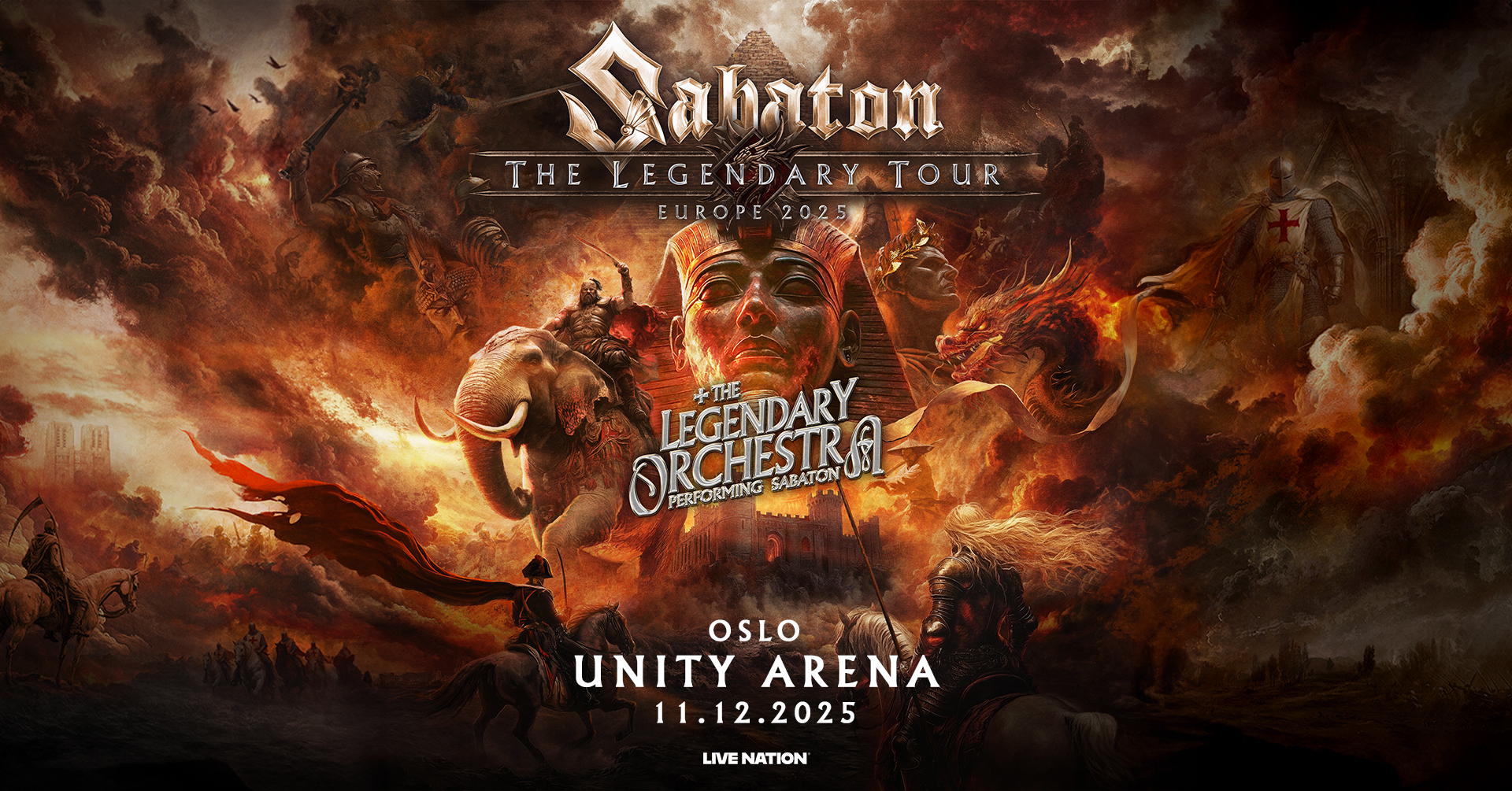 Sabaton: The Legendary Tour 2025 / Unity Arena / Pres. Live Nation
